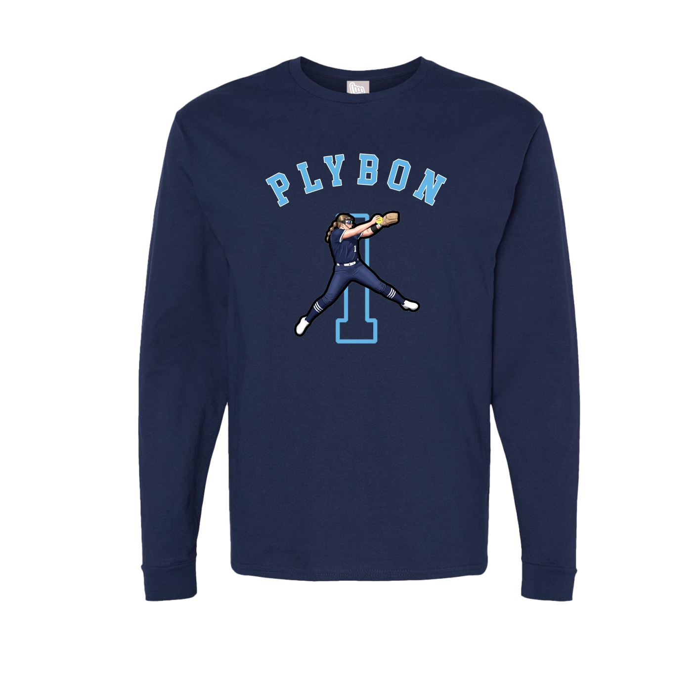 Long Sleeve Tee — Shirsey Arch in Navy