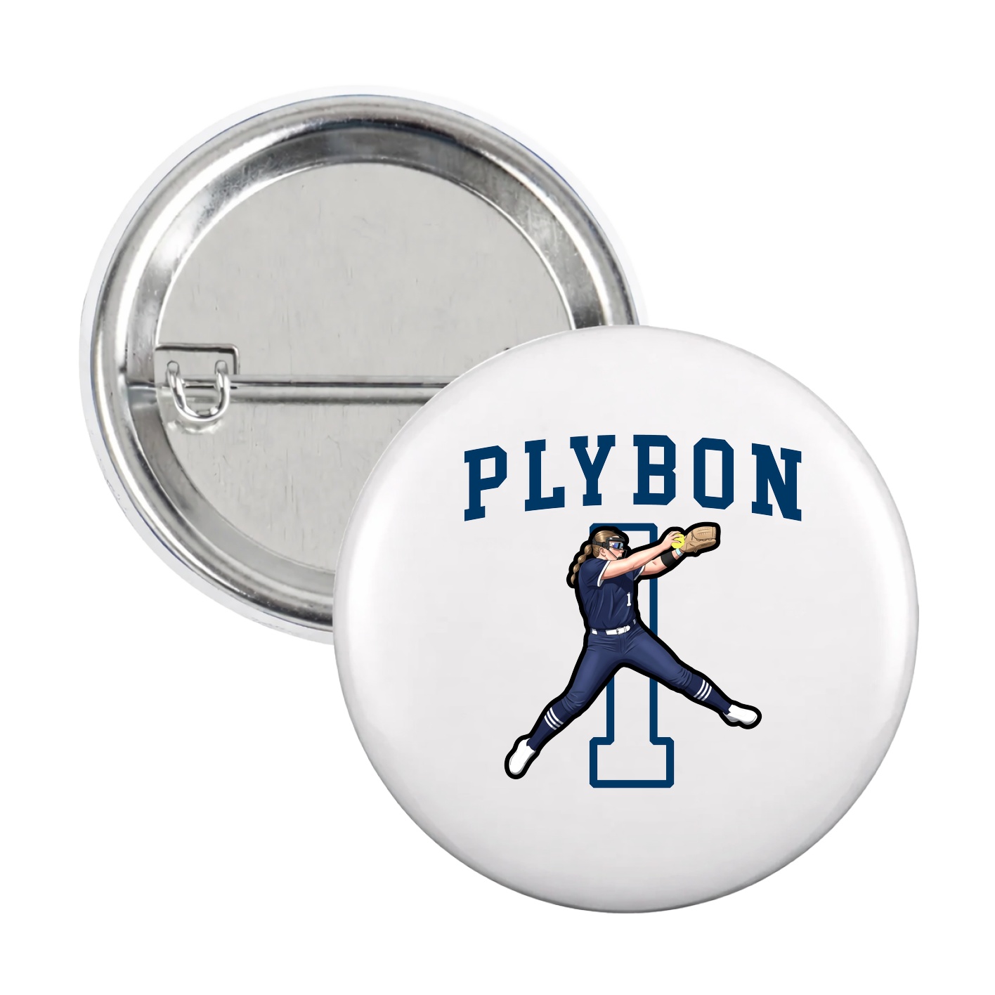 Game Day Button — Shirsey in White