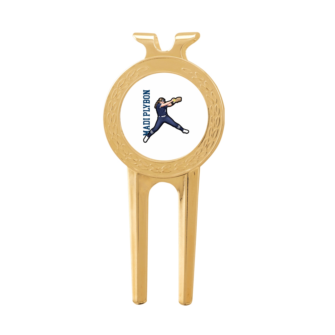 Divot Tool with Ball Marker — Name Vertical in Classic