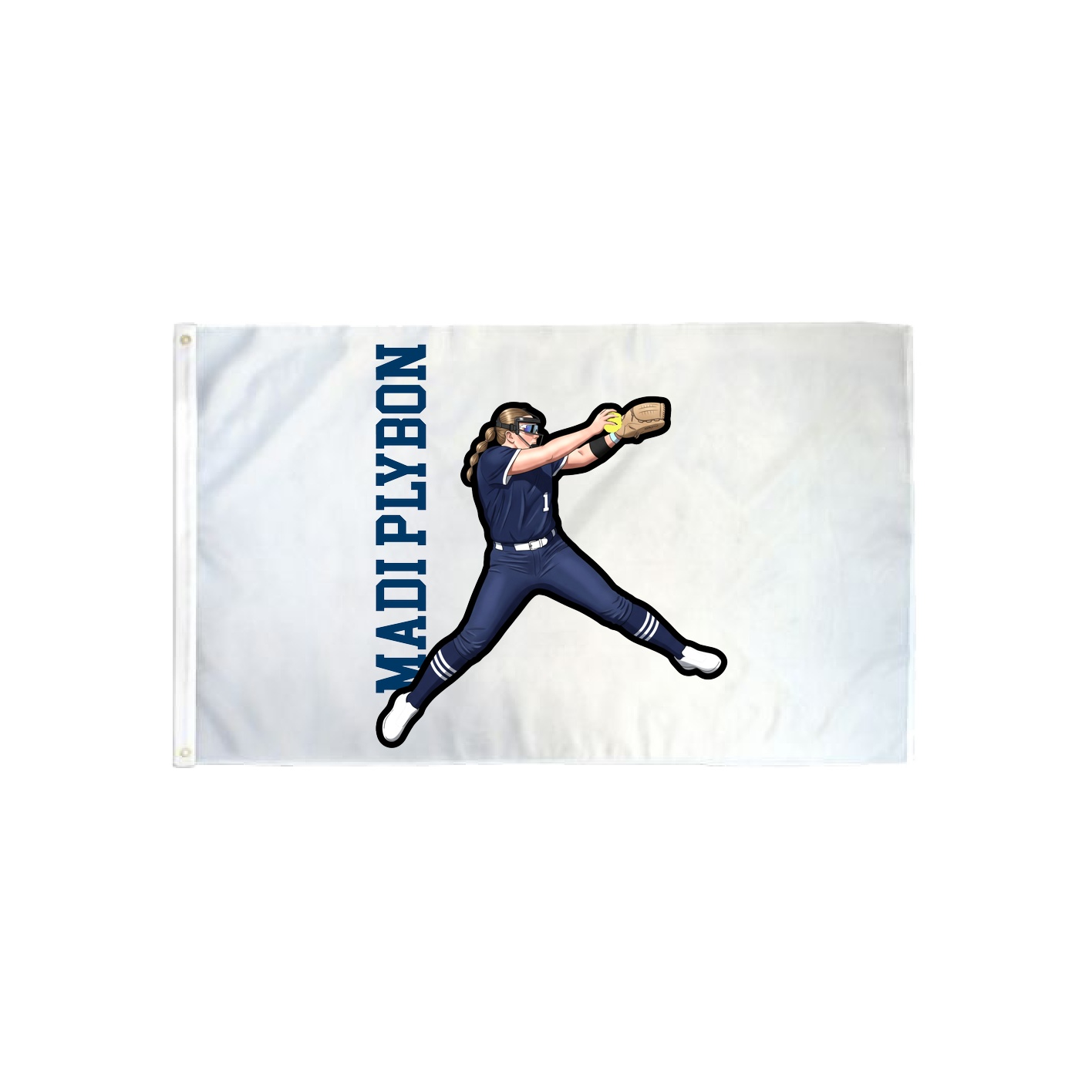3x5 Flag — Name Vertical in Classic