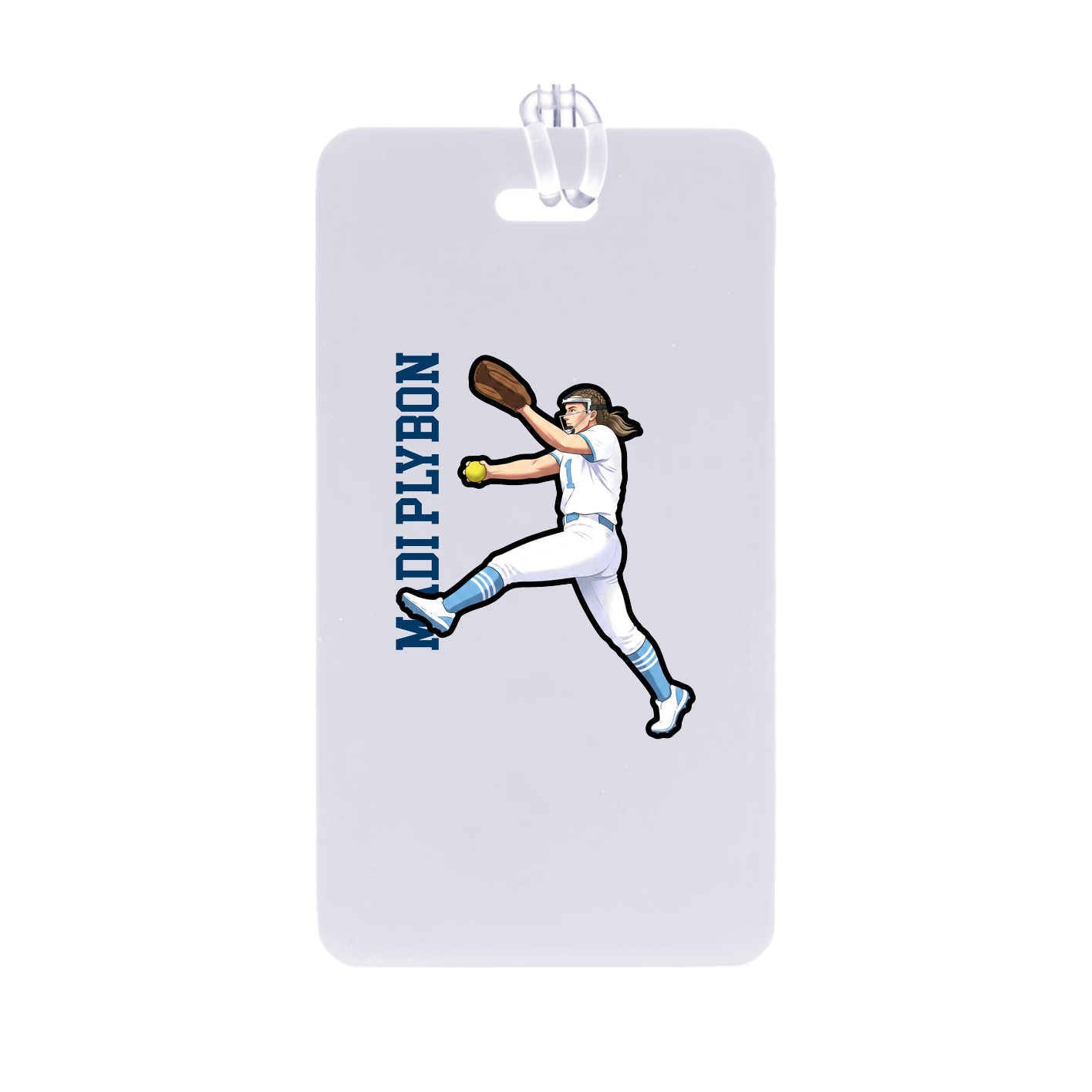 Bag Tag — Name Vertical in Classic