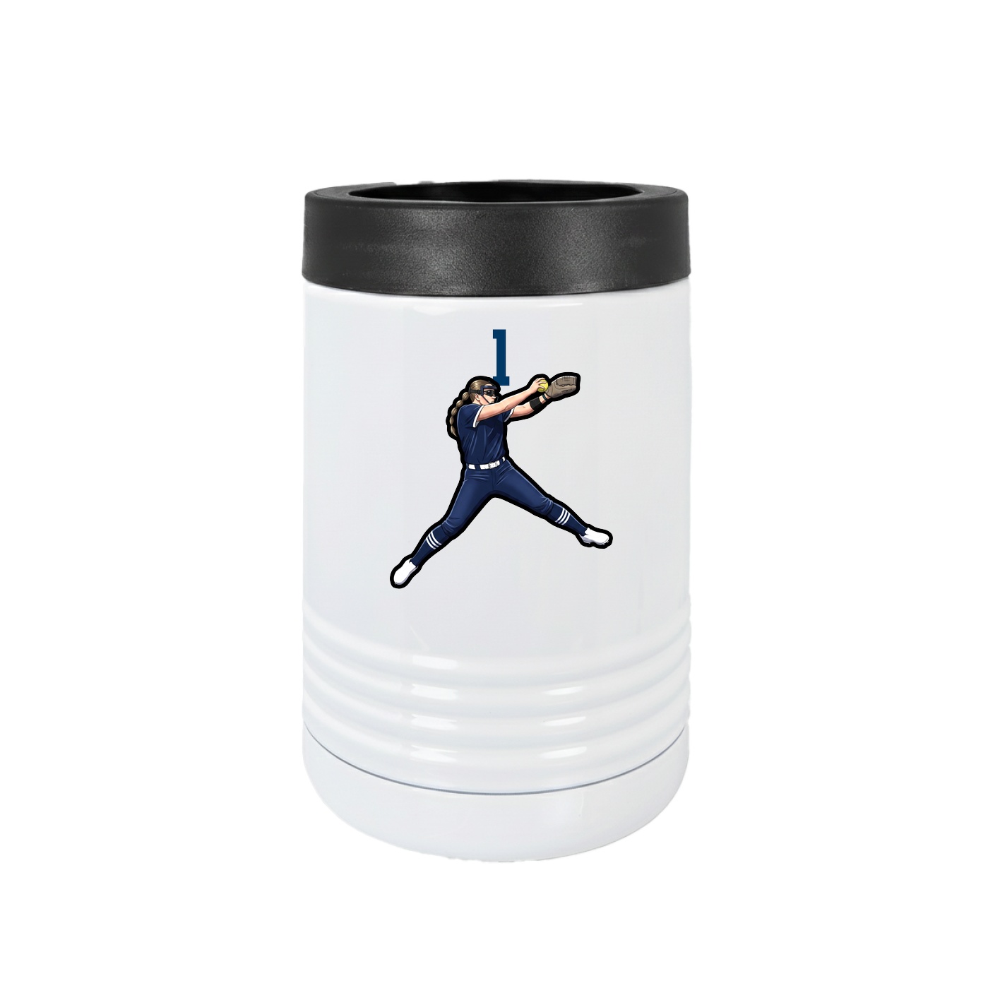 Beverage Holder — Number Top in White