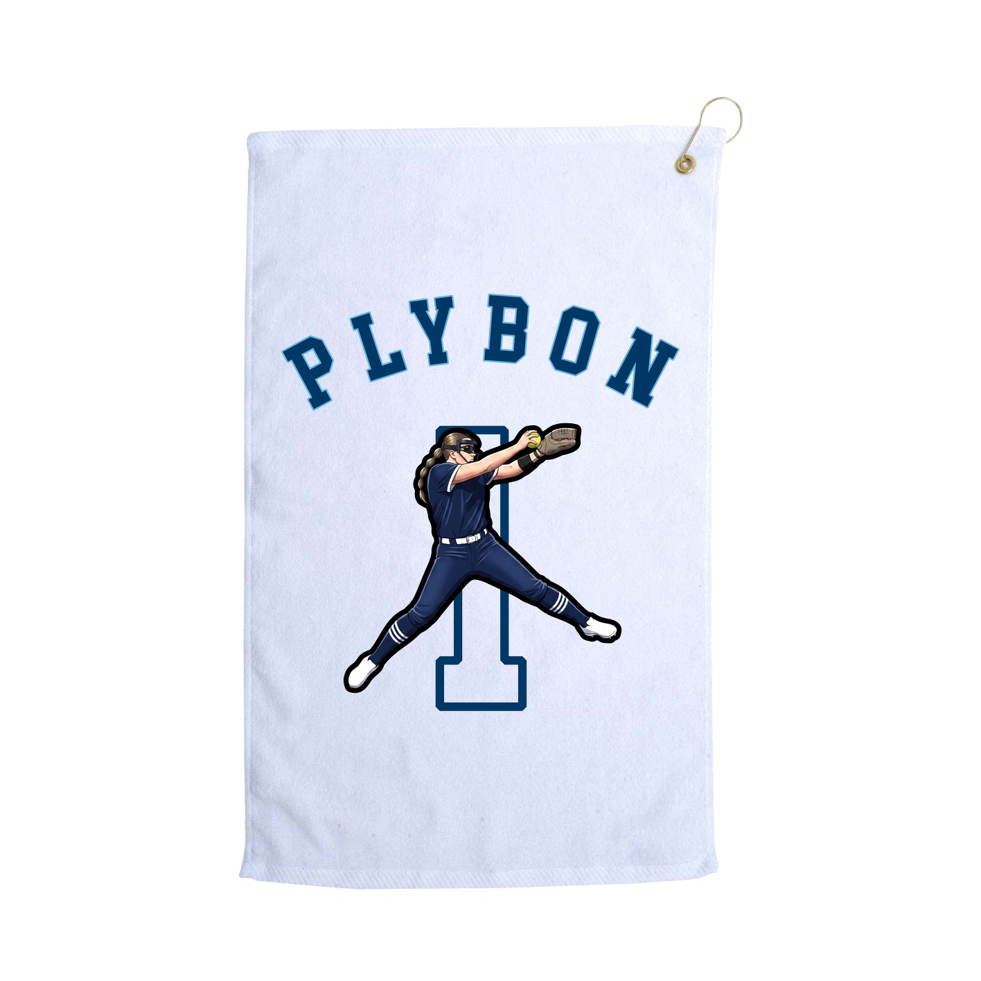 Golf Towel — Shirsey Arch in White