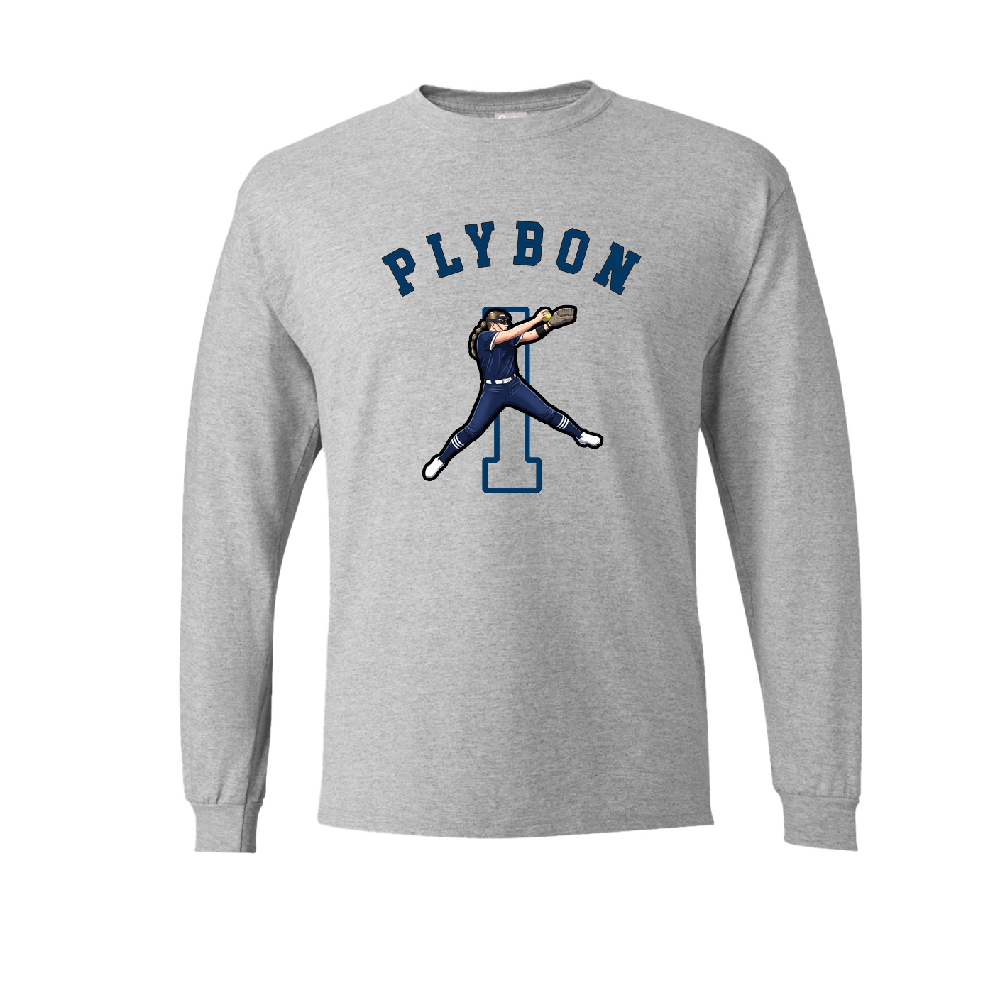 Long Sleeve Tee — Shirsey Arch in Grey