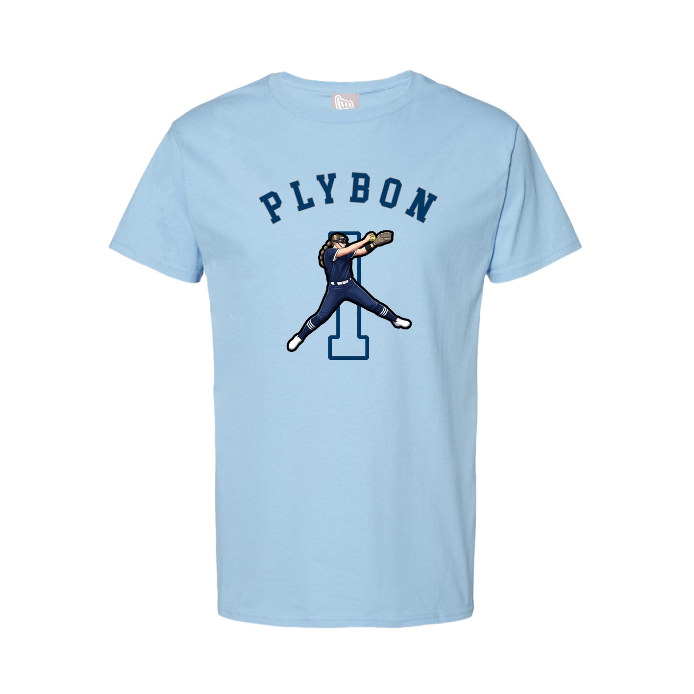 Youth Tee — Shirsey Arch in Light Blue
