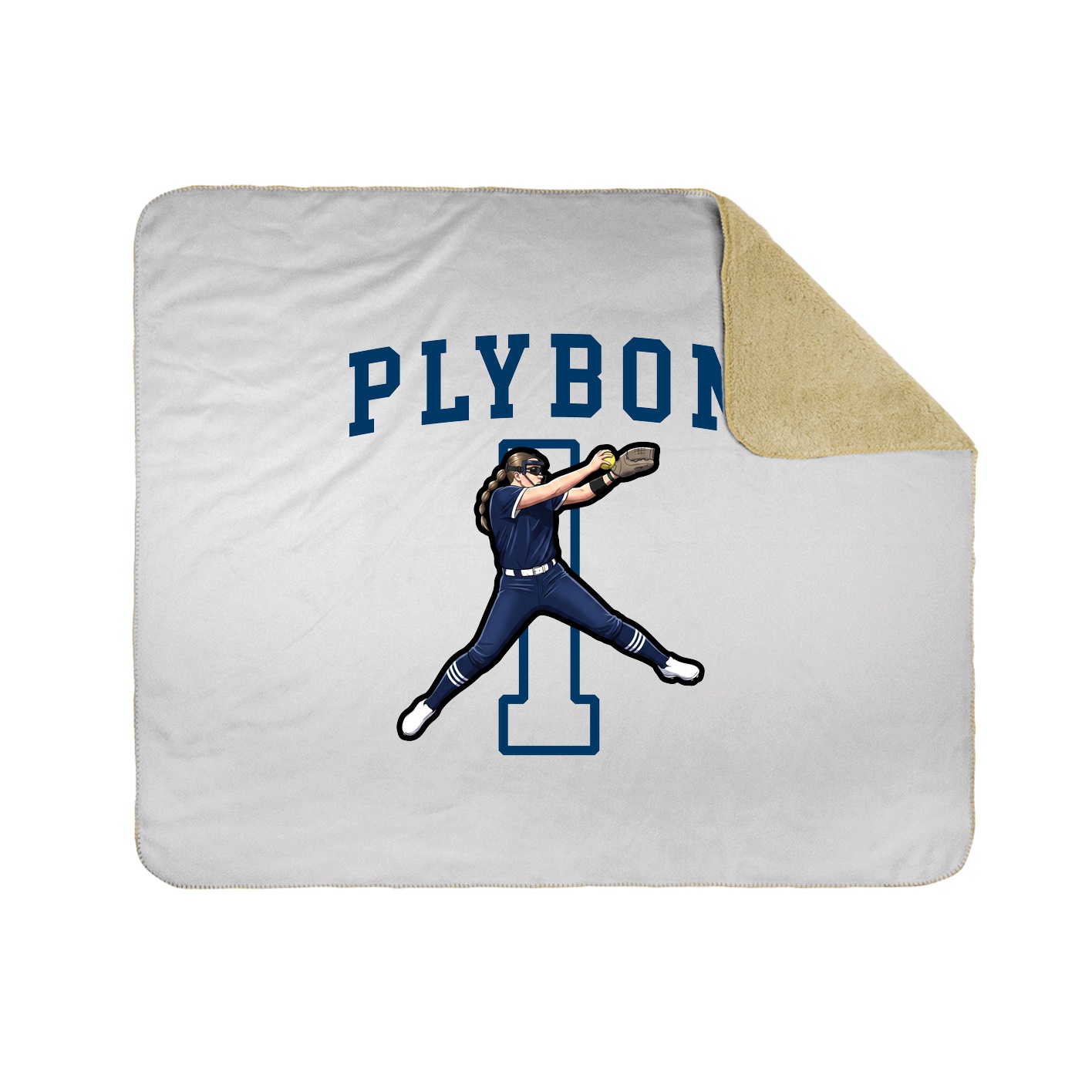 Throw Blanket — Shirsey in White