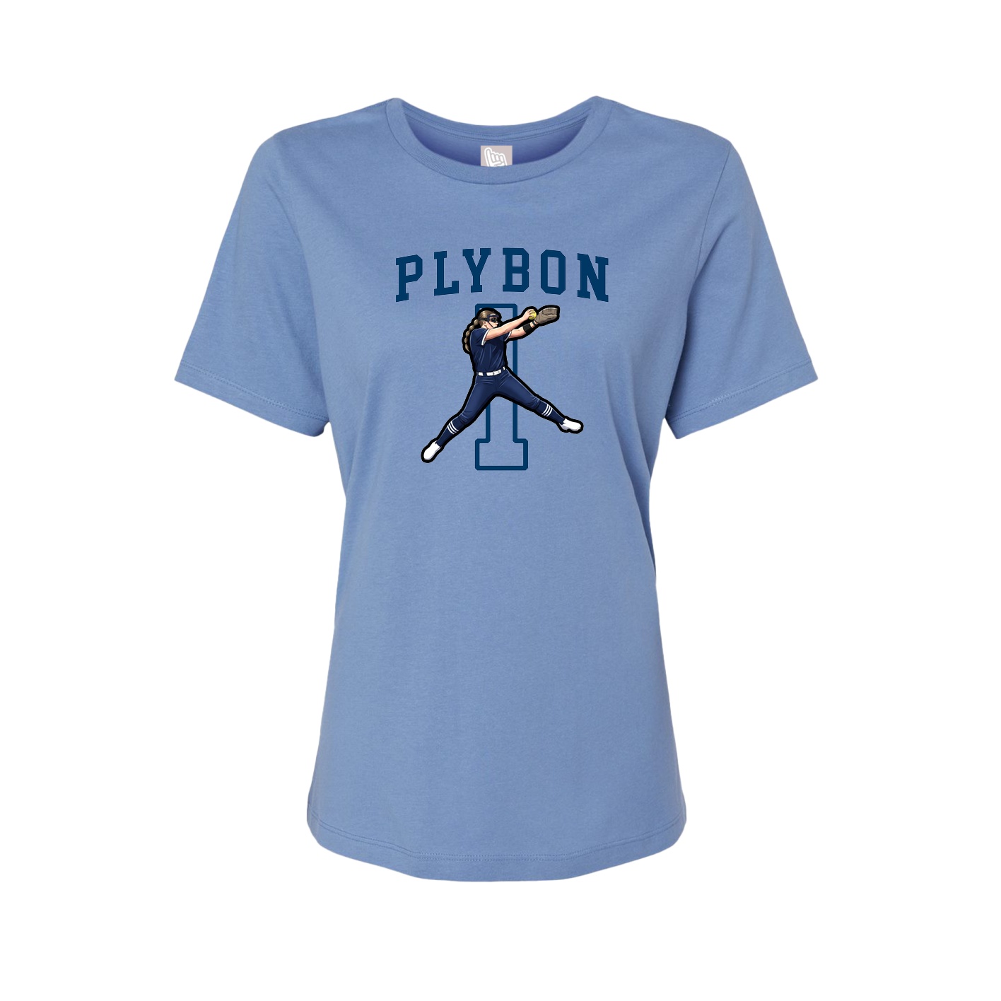 Fitted Women's Tee — Shirsey in Powder Blue