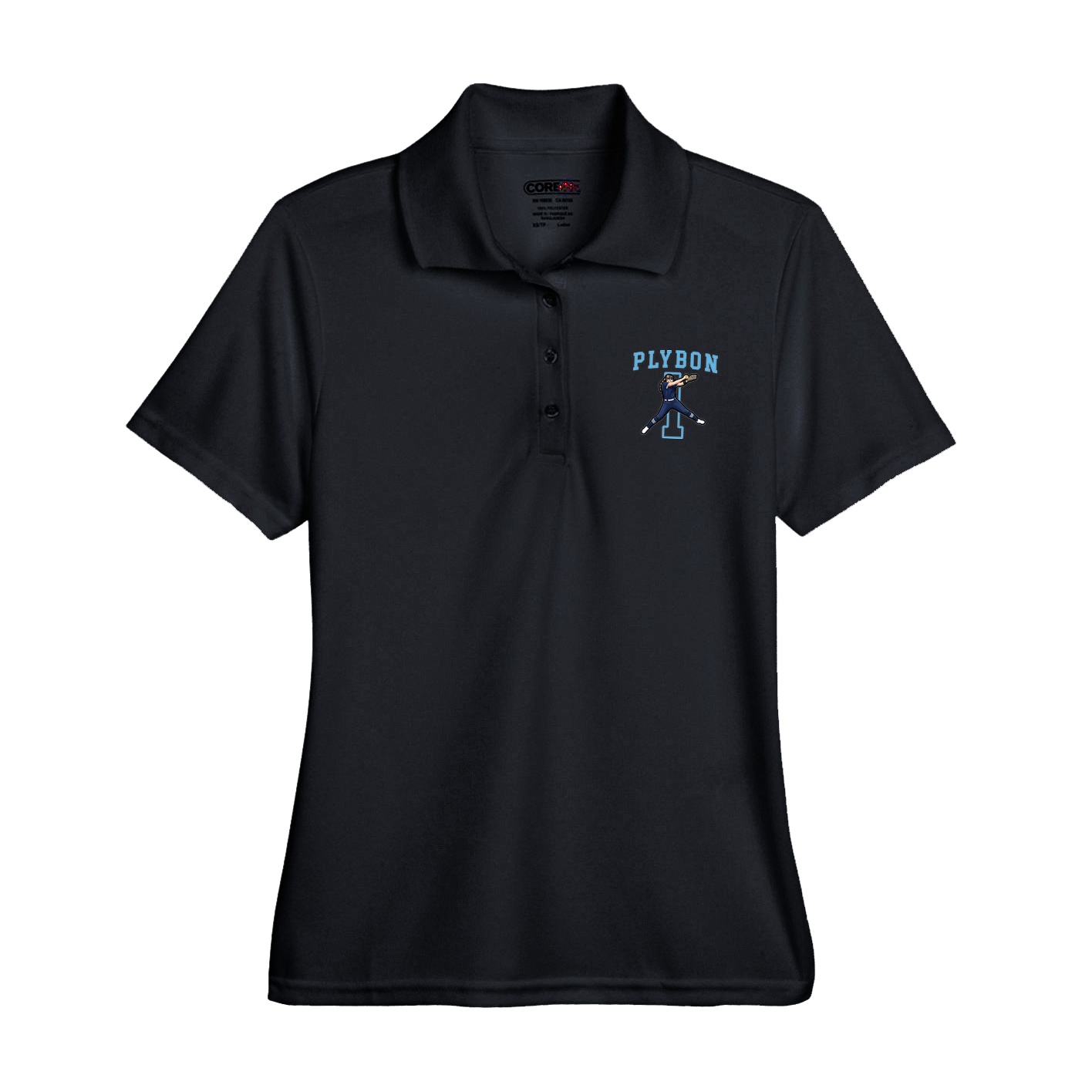 Womens Performance Polo — Shirsey in Black