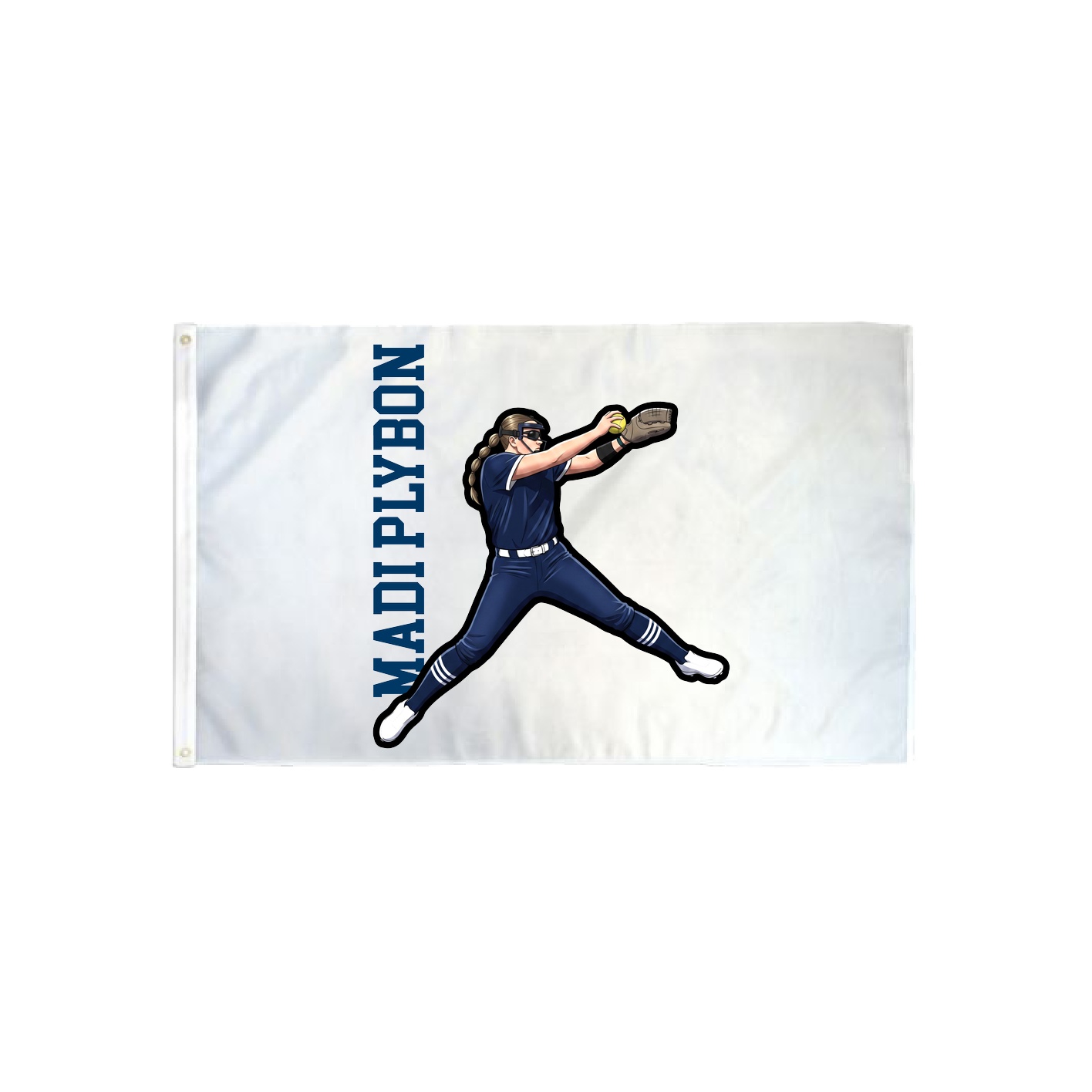 3x5 Flag — Name Vertical in Classic