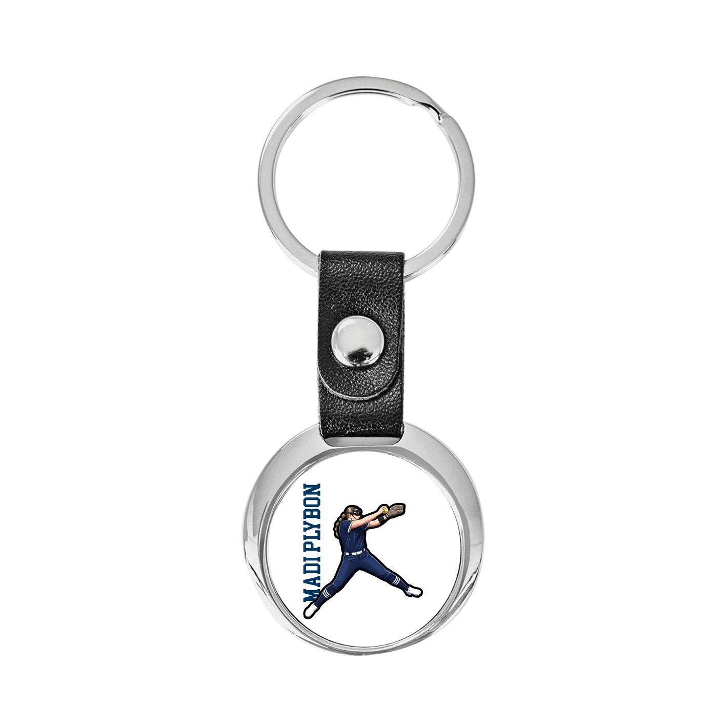 Key Chain — Name Vertical in Classic