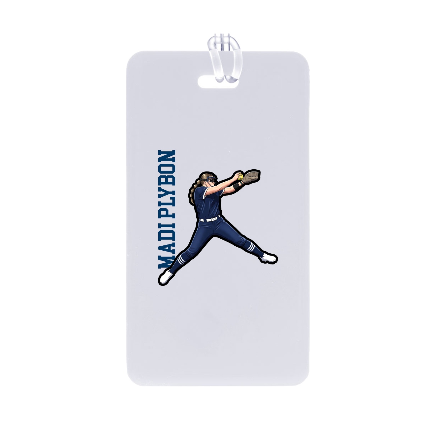 Bag Tag — Name Vertical in Classic