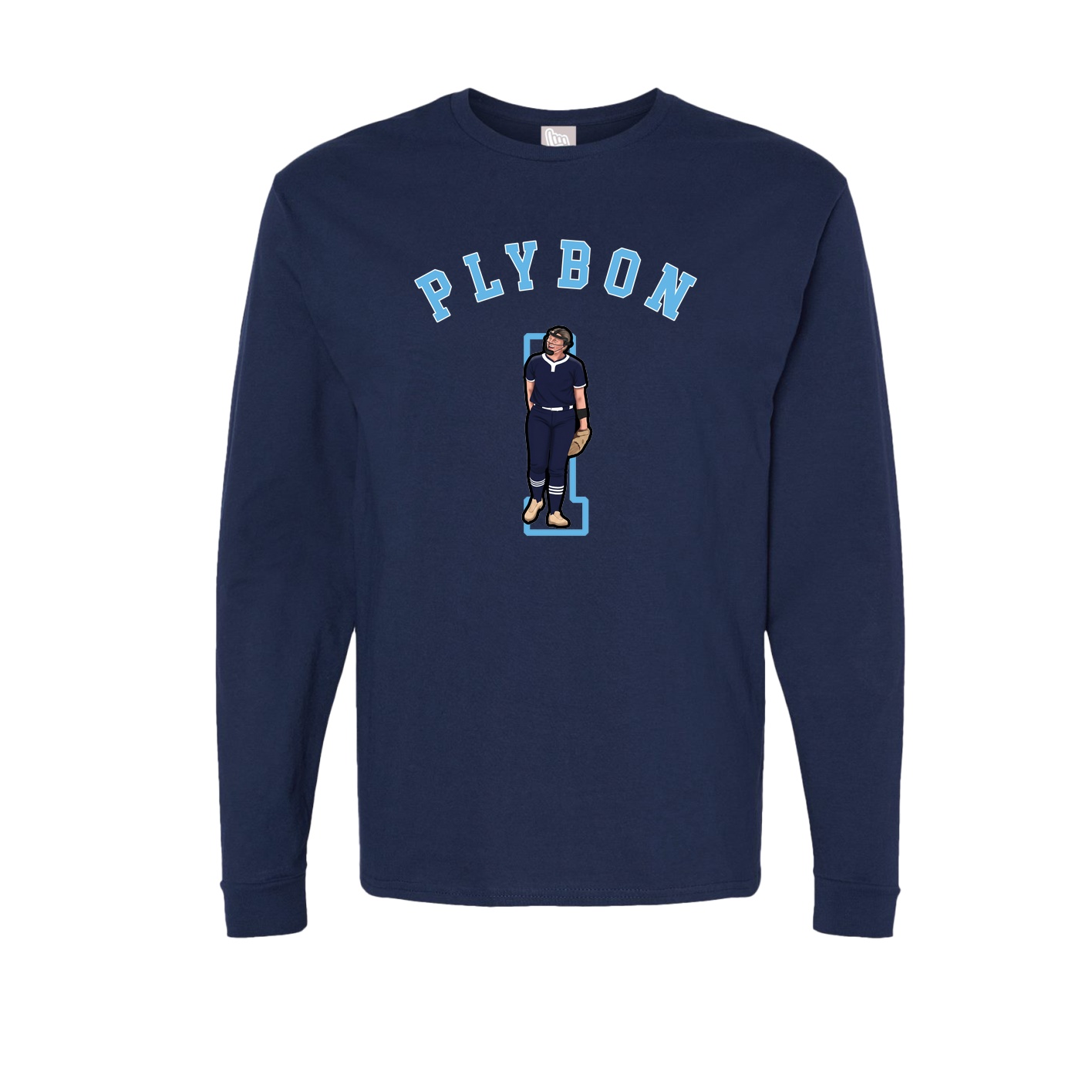 Long Sleeve Tee — Shirsey Arch in Navy