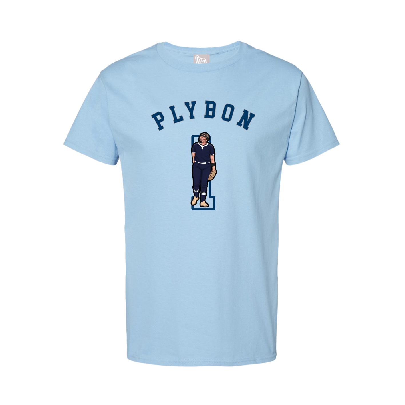Youth Tee — Shirsey Arch in Light Blue