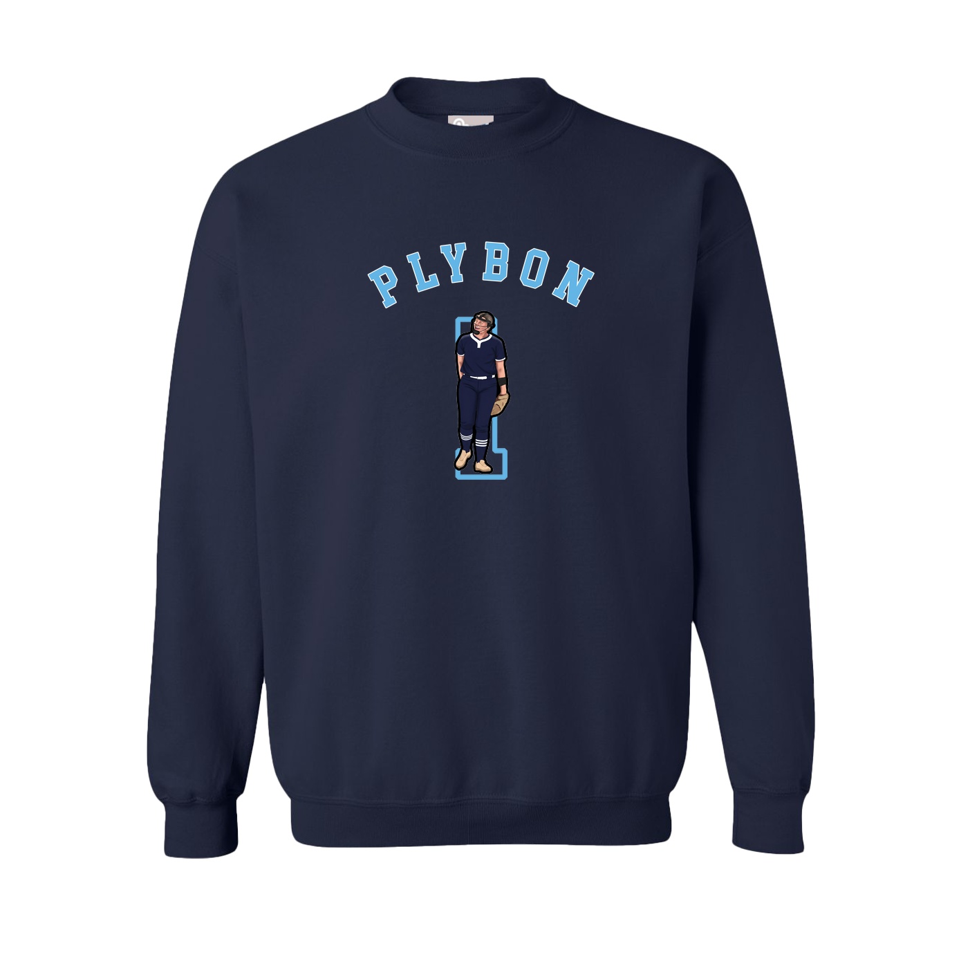Fleece Crew — Shirsey Arch in Navy