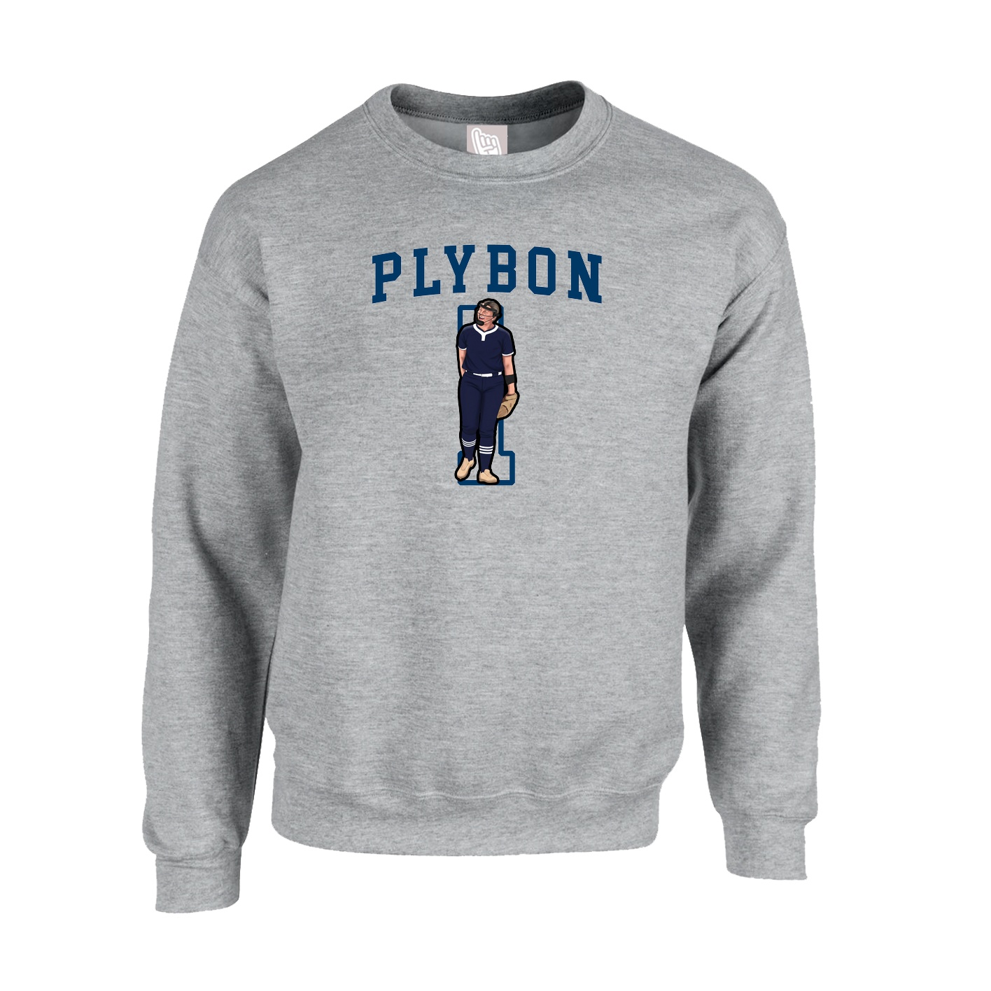 Fleece Crew — Shirsey in Grey