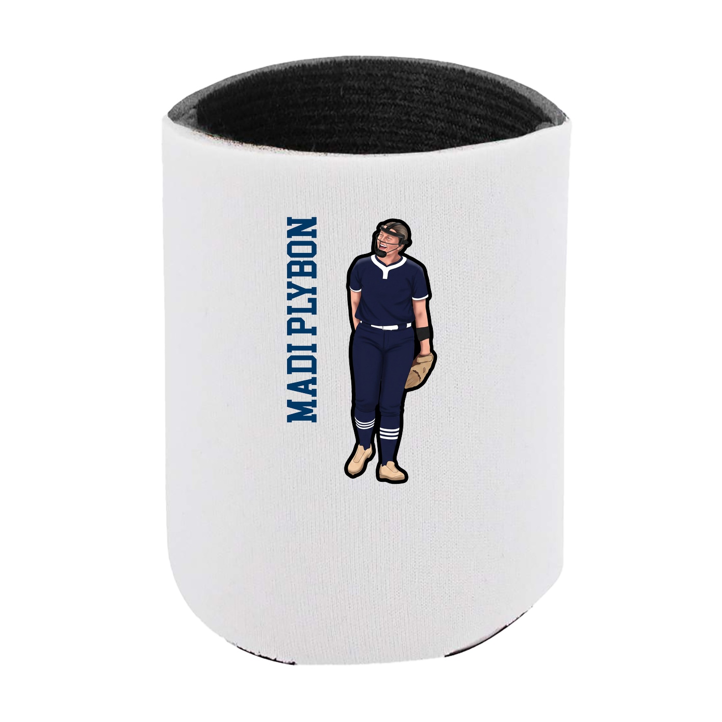 Can Holder — Name Vertical in White