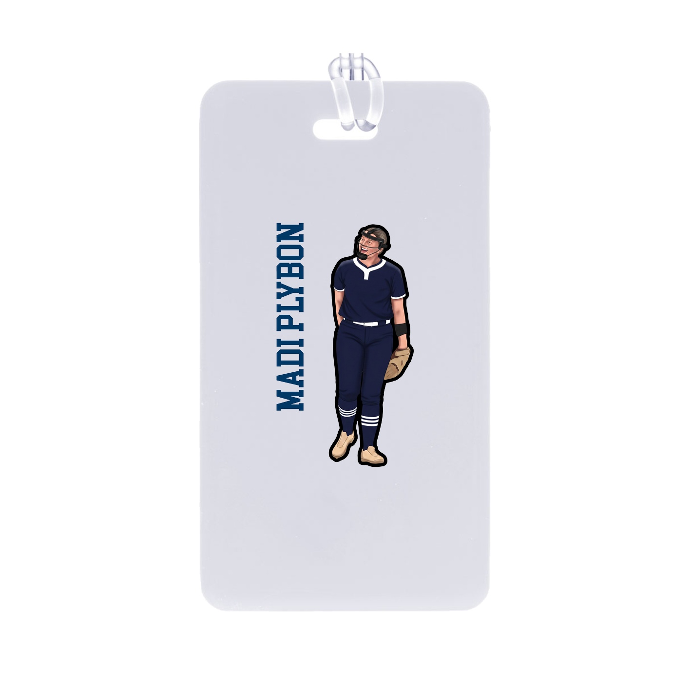 Bag Tag — Name Vertical in Classic