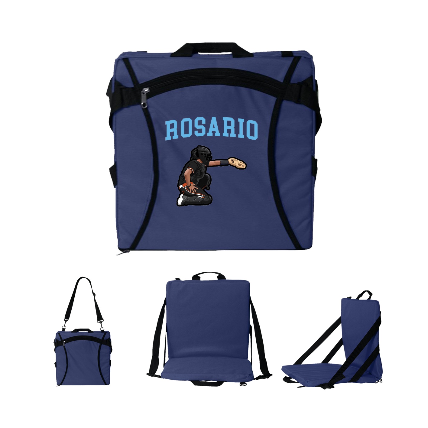 Folding Stadium Seat — Shirsey in Navy