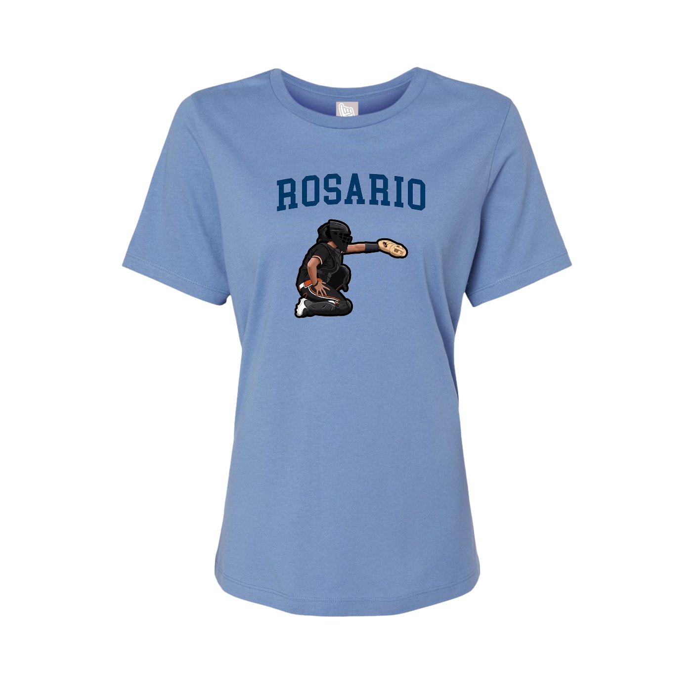 Fitted Women's Tee — Shirsey in Powder Blue