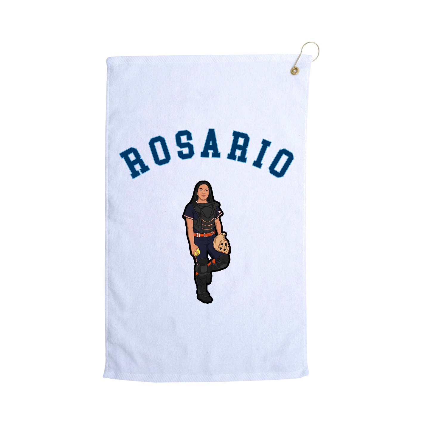 Golf Towel — Shirsey Arch in White