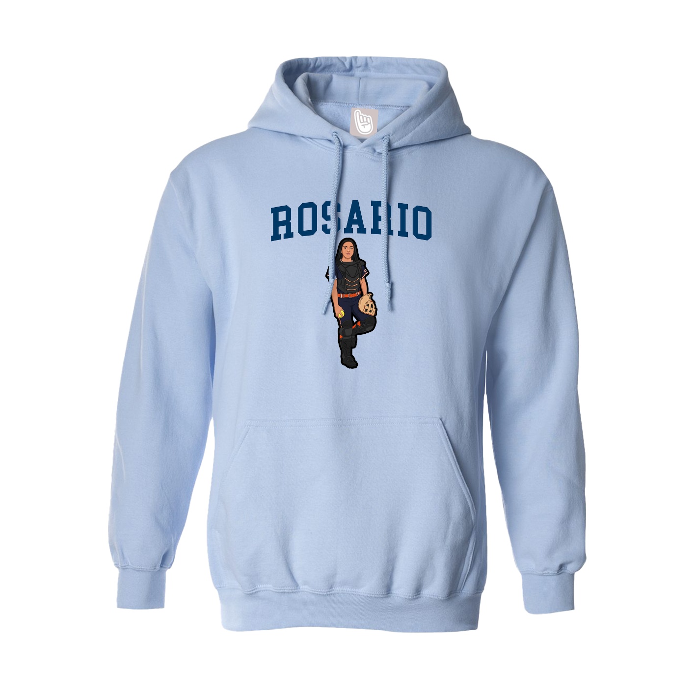 Hoodie — Shirsey in Light Blue