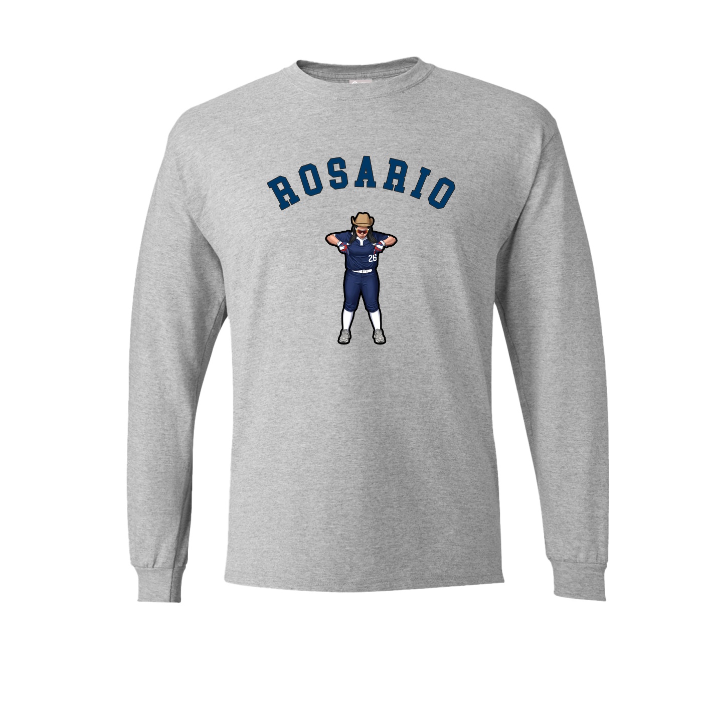Long Sleeve Tee — Shirsey Arch in Grey