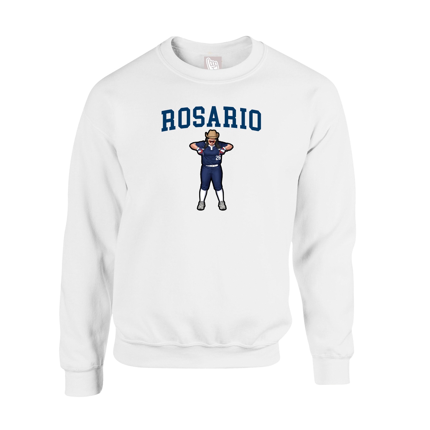Fleece Crew — Shirsey in White