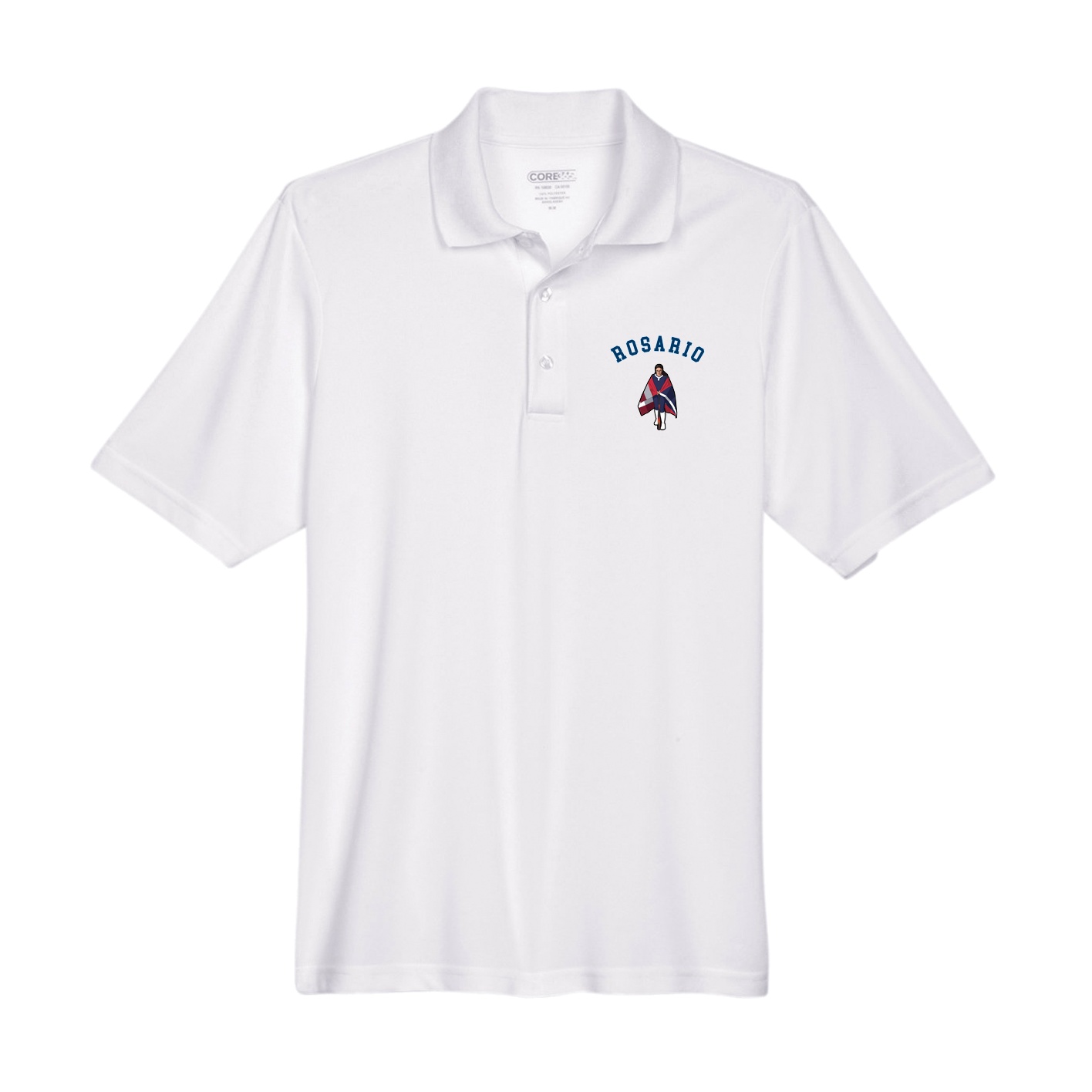 Performance Polo — Shirsey Arch in White