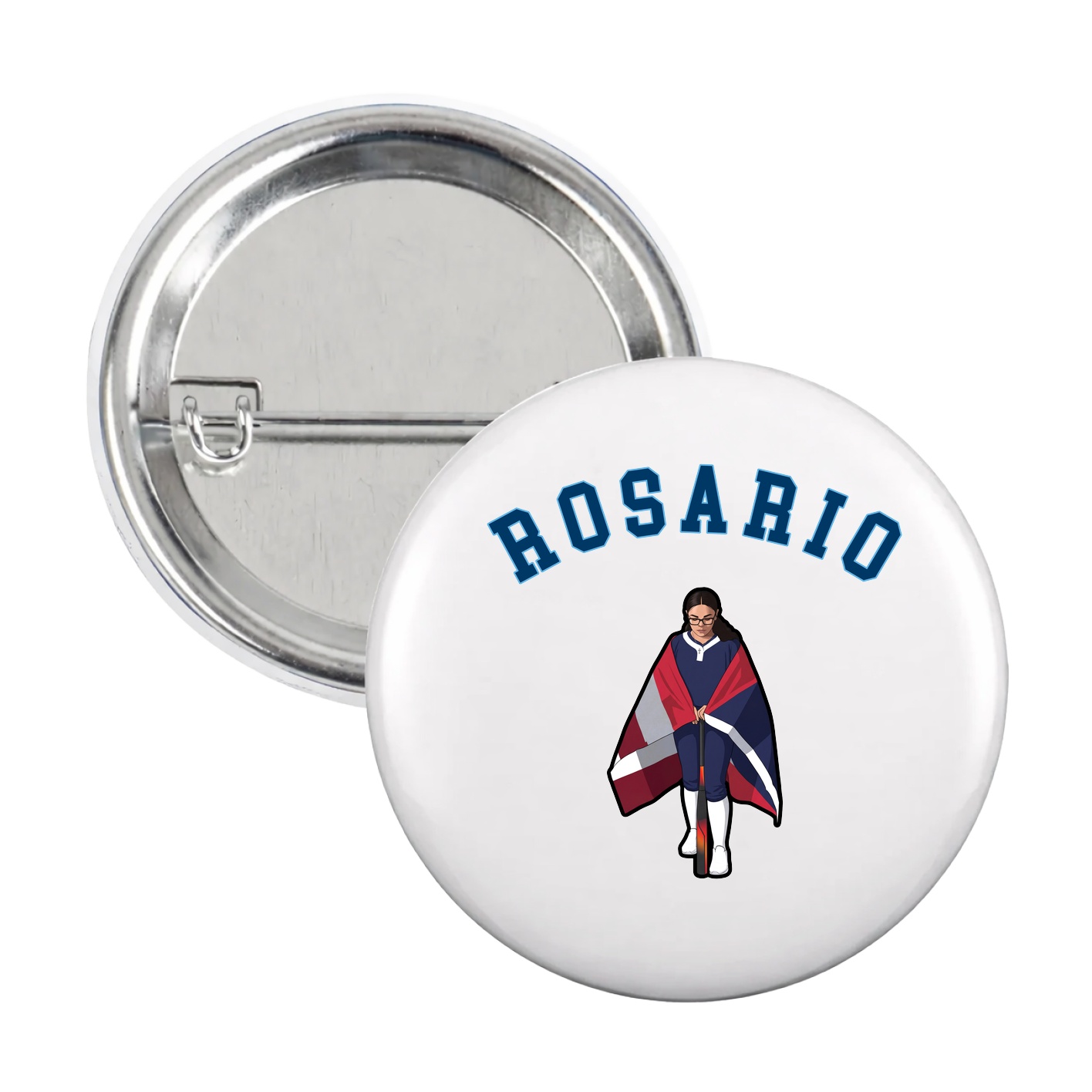 Game Day Button — Shirsey Arch in White