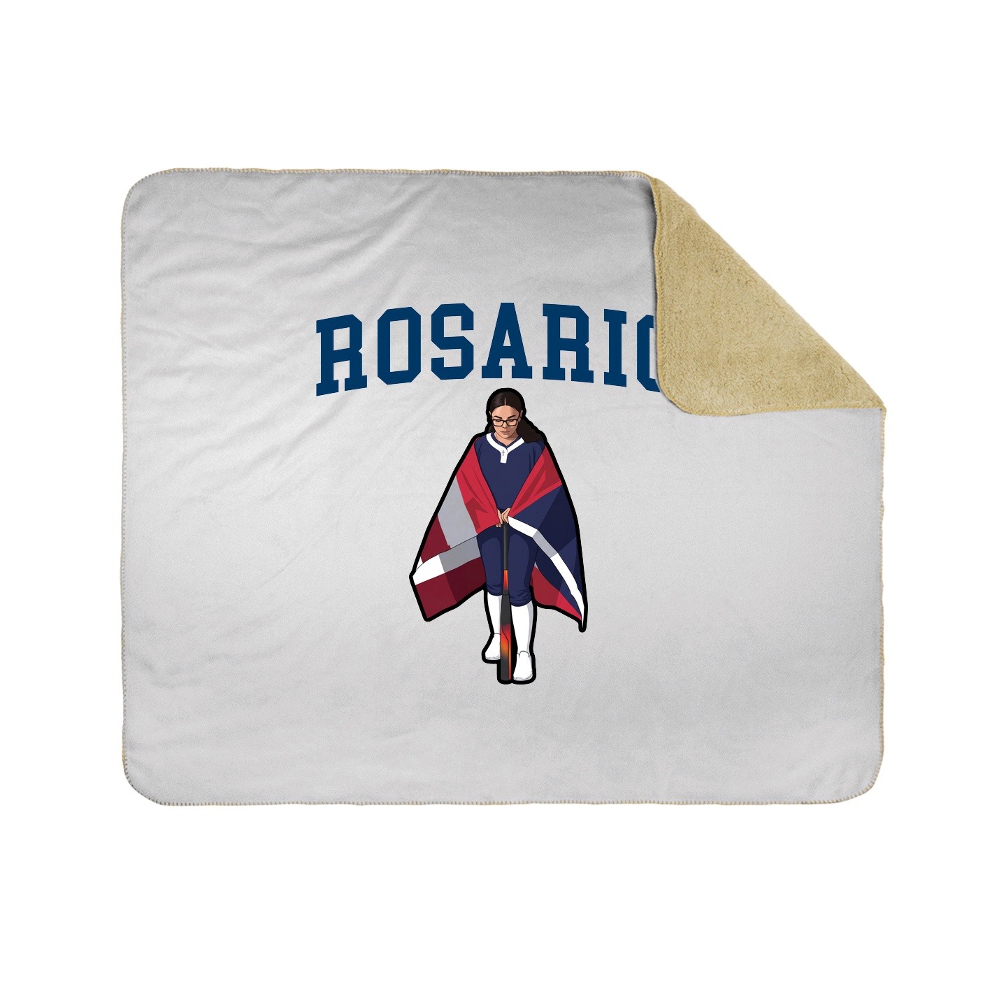 Throw Blanket — Shirsey in White