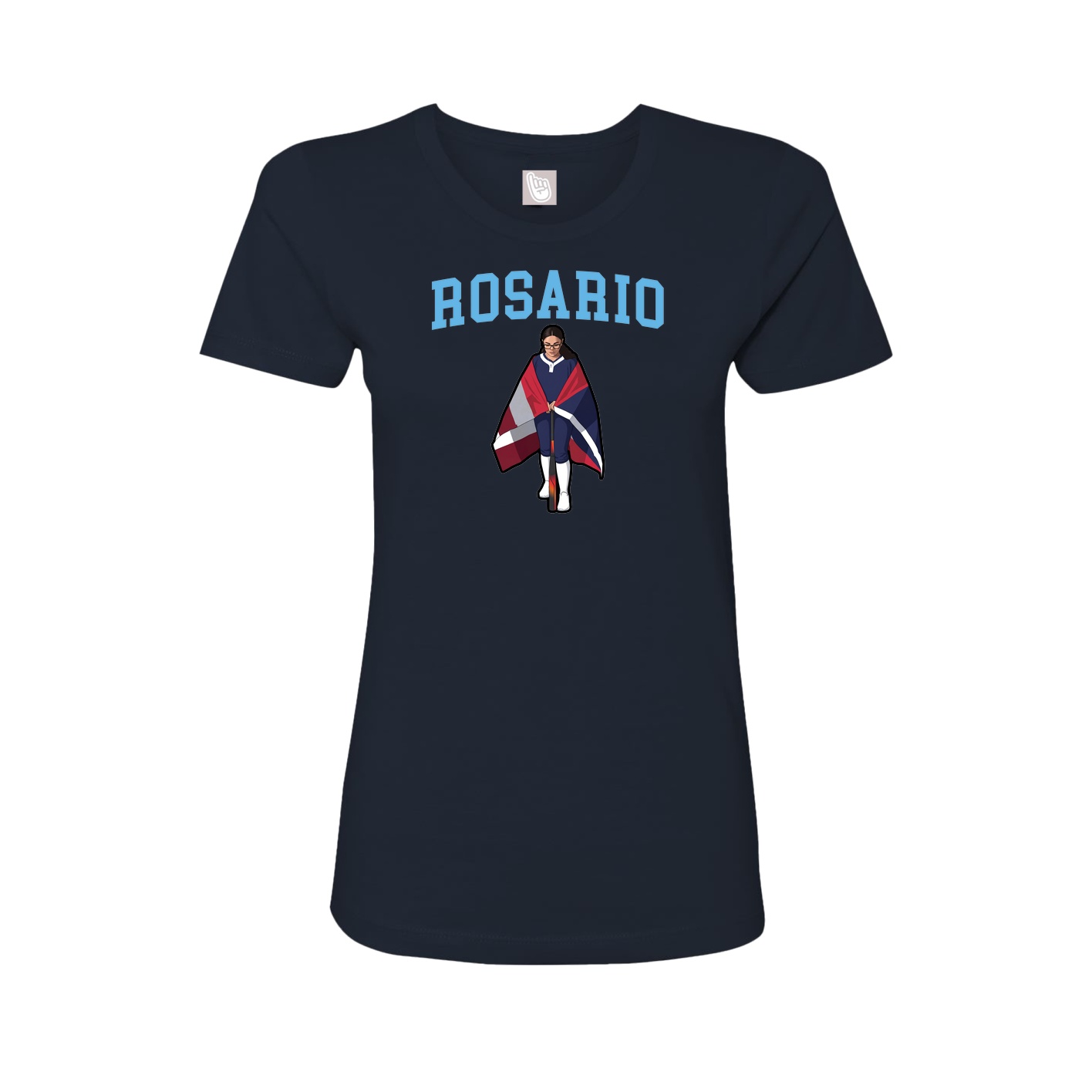 Fitted Women's Tee — Shirsey in Navy