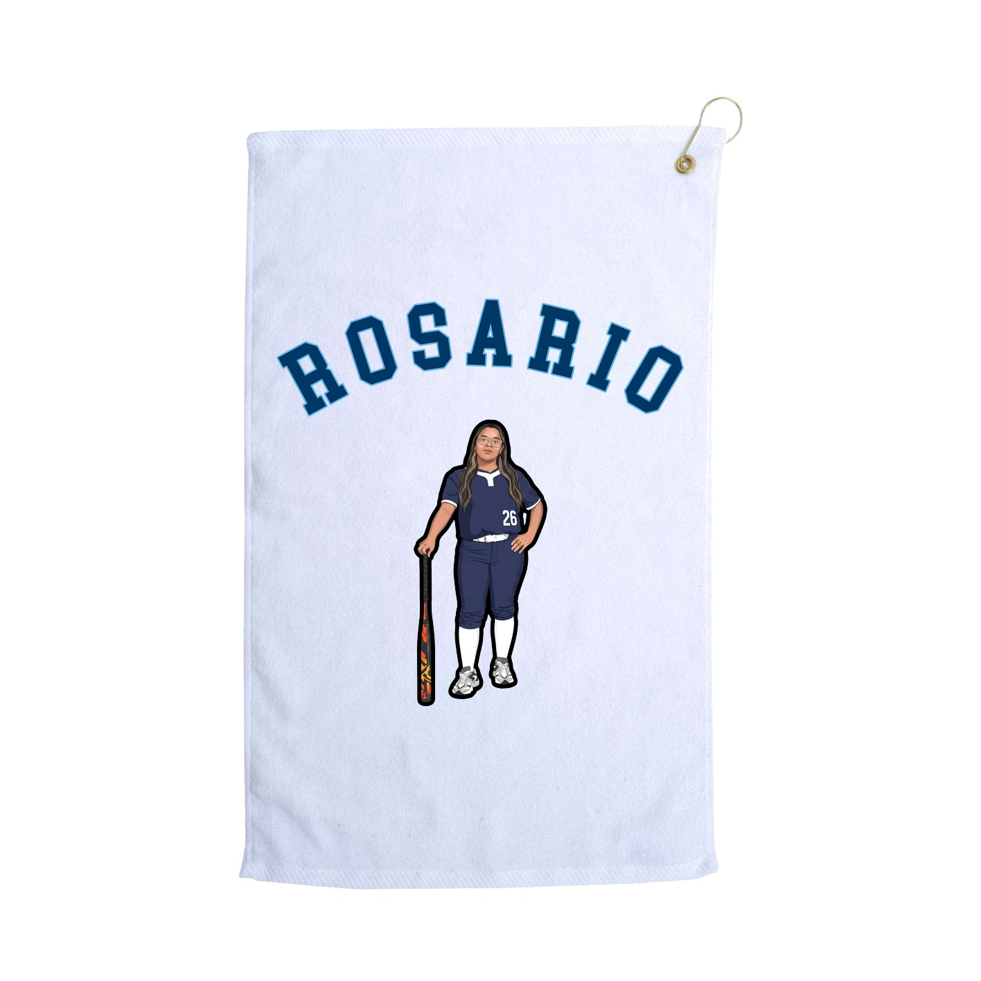 Golf Towel — Shirsey Arch in White