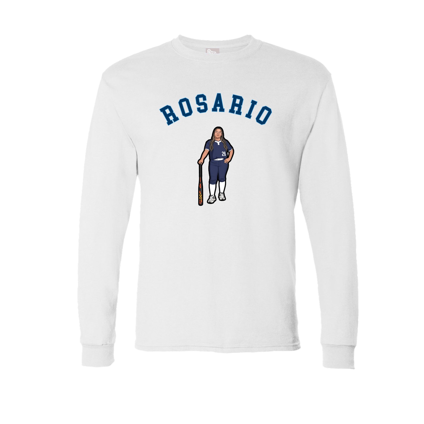 Long Sleeve Tee — Shirsey Arch in White