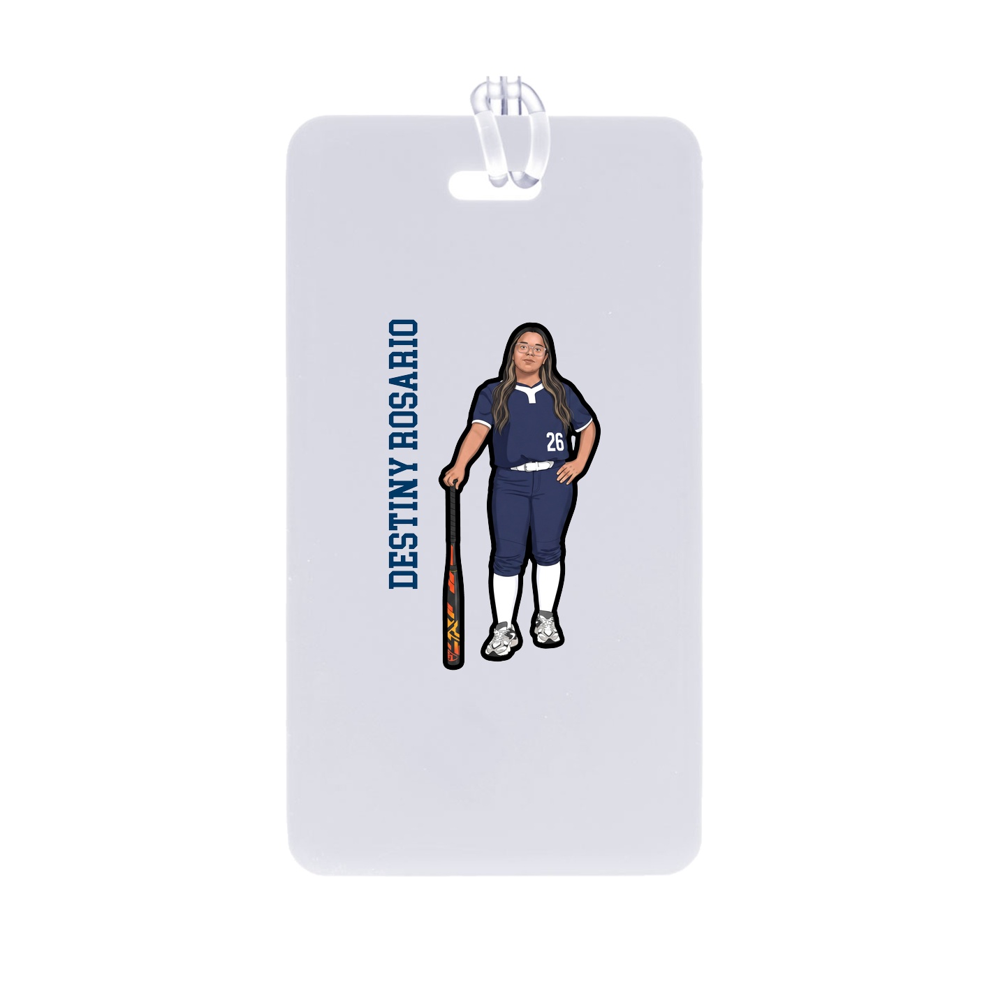 Bag Tag — Name Vertical in Classic