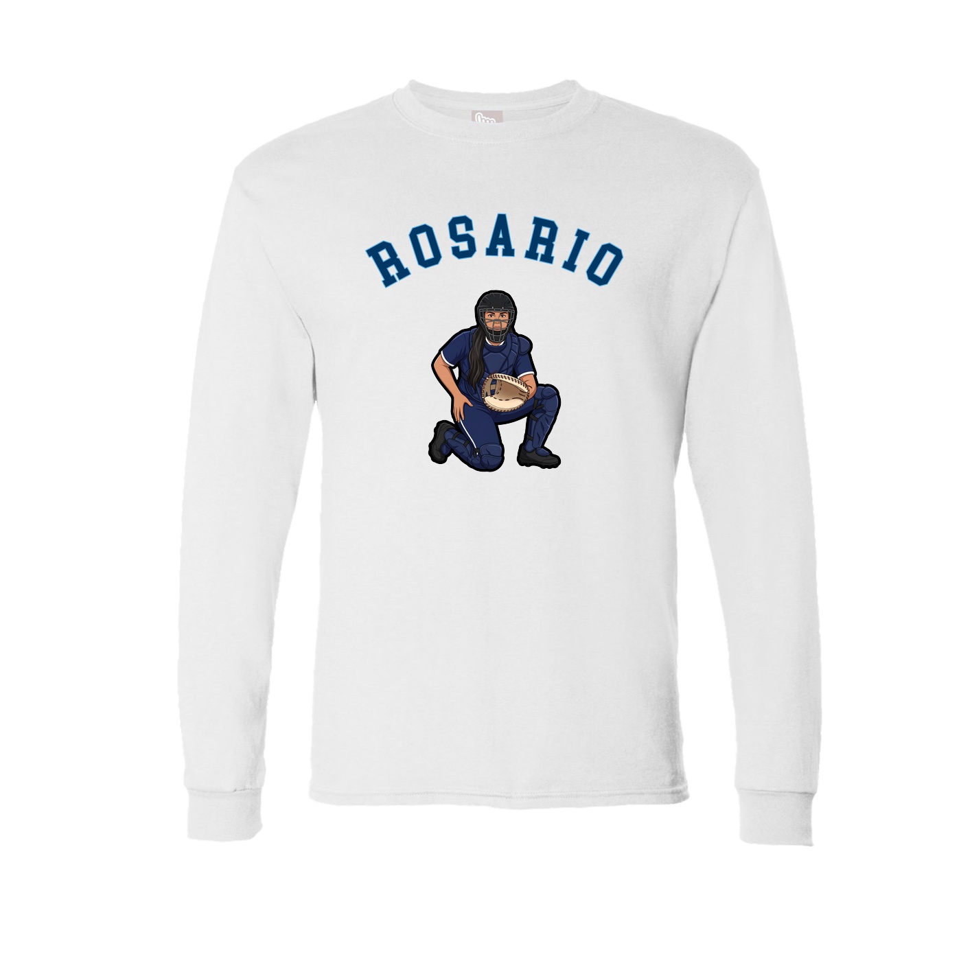 Long Sleeve Tee — Shirsey Arch in White