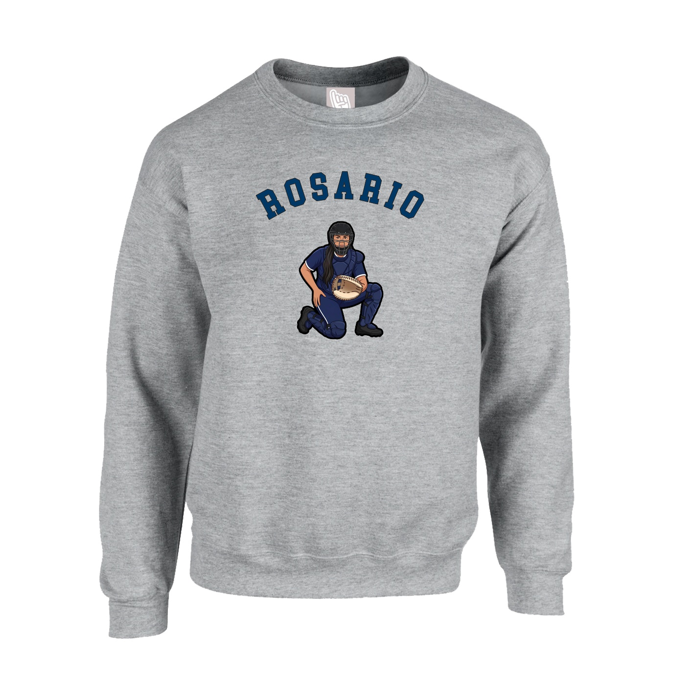 Fleece Crew — Shirsey Arch in Grey