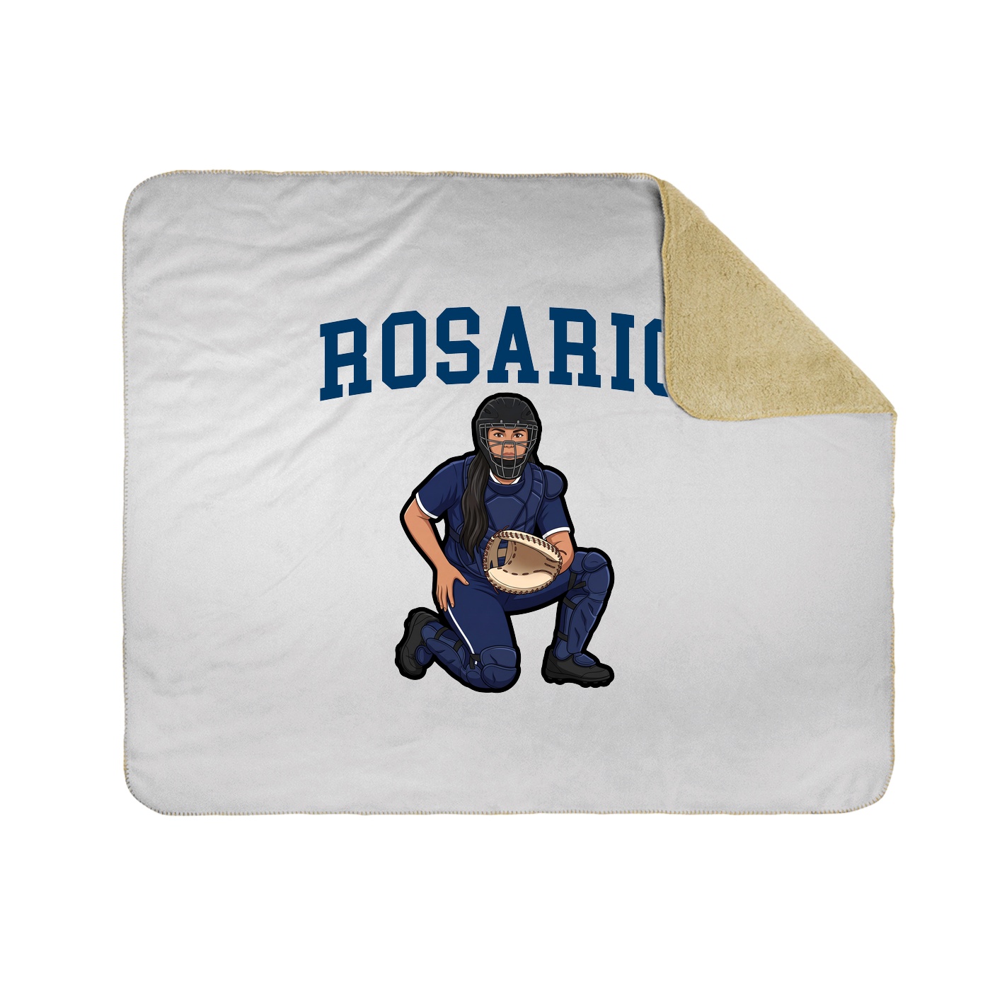 Throw Blanket — Shirsey in White