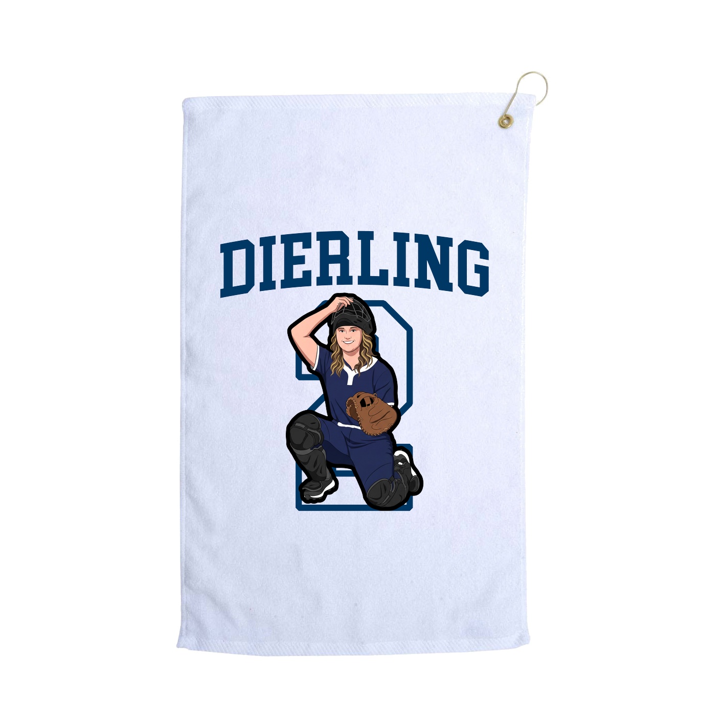 Golf Towel — Shirsey in White