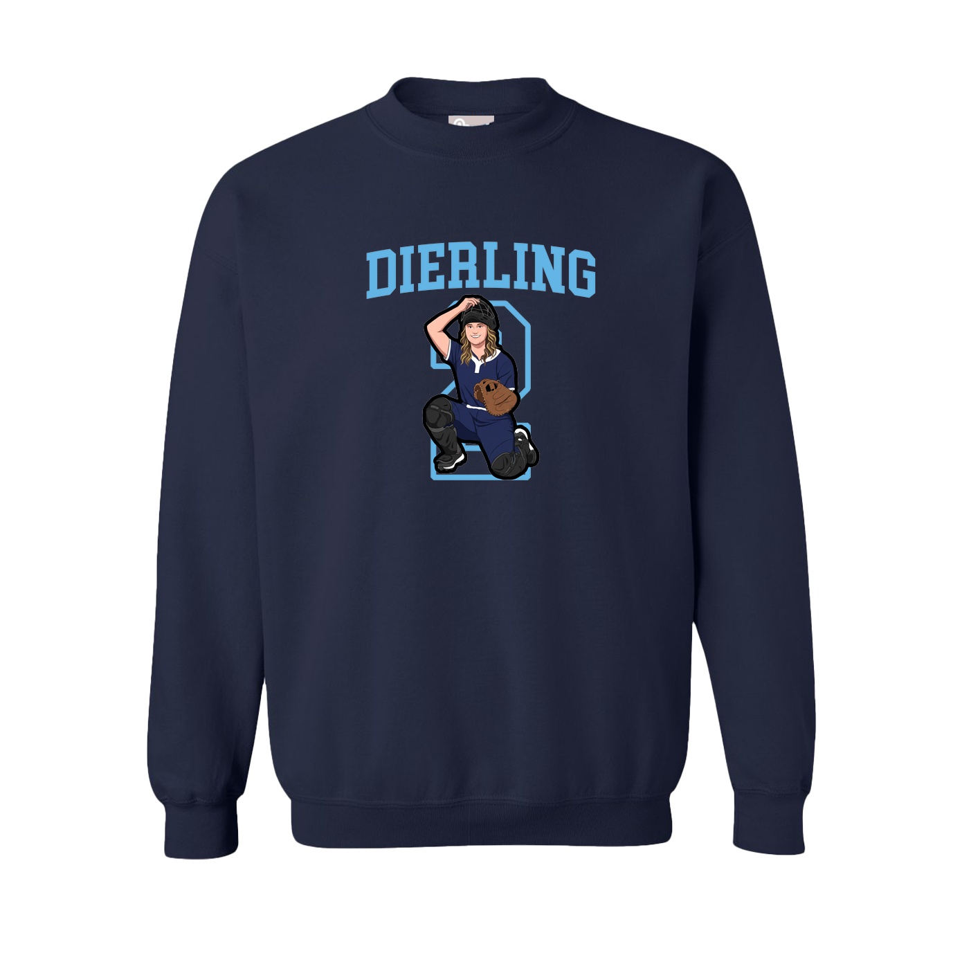 Fleece Crew — Shirsey in Navy