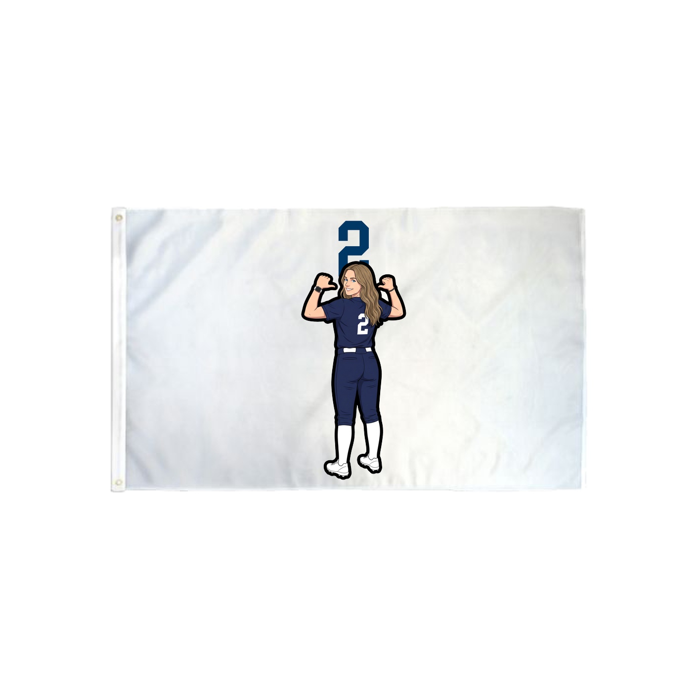 3x5 Flag — Number Top in Classic