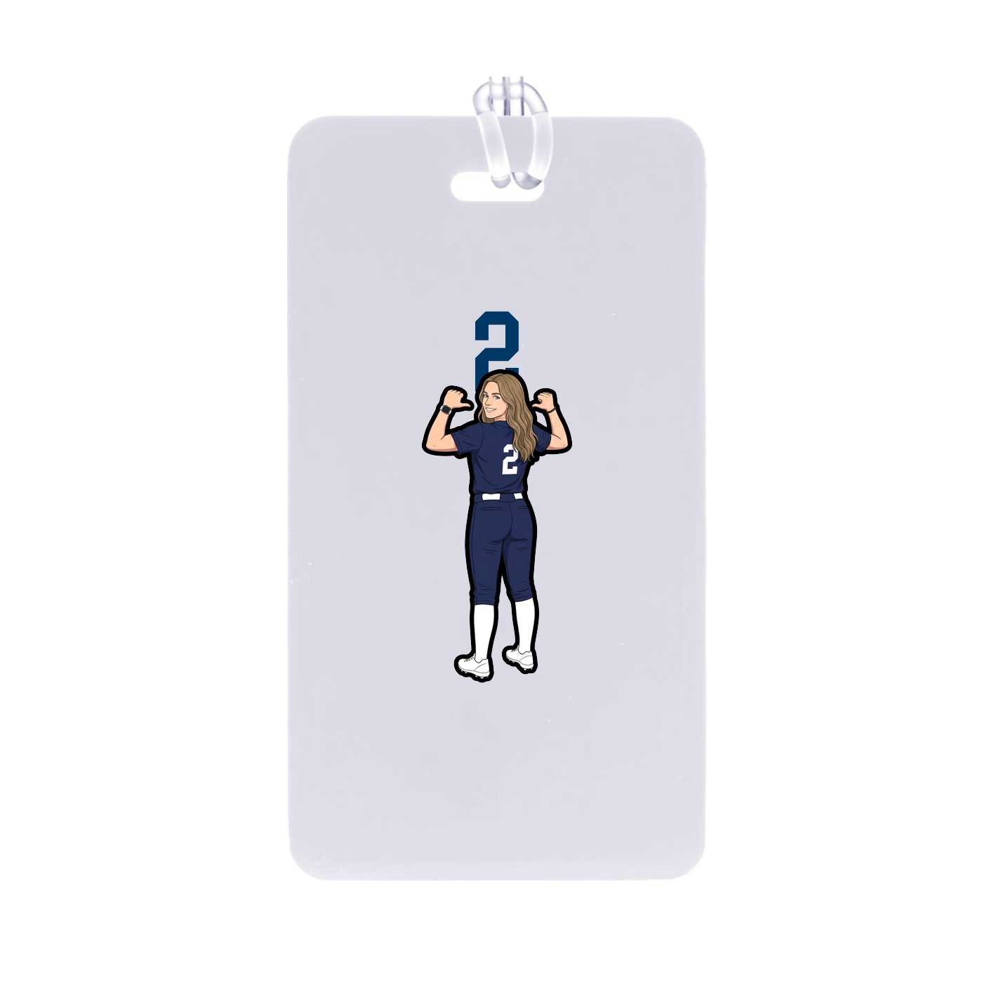 Bag Tag — Number Top in Classic