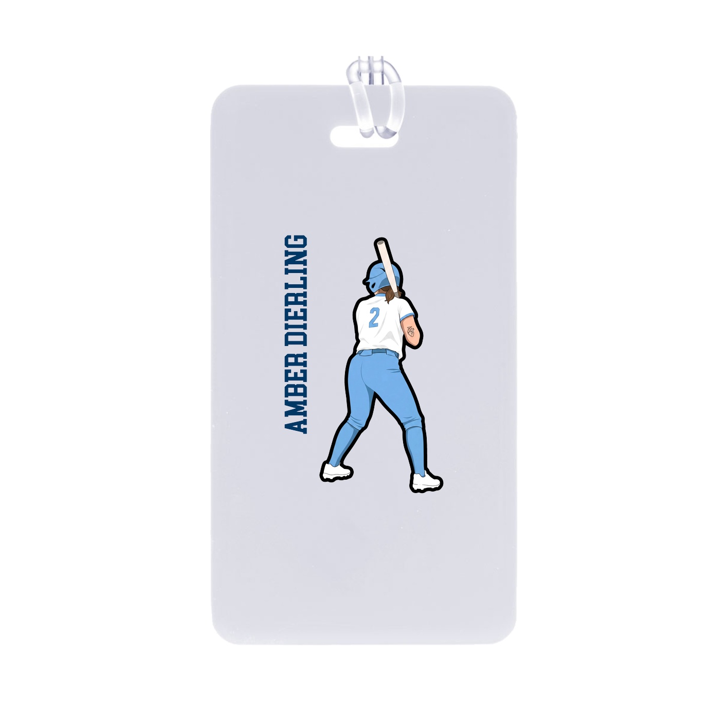 Bag Tag — Name Vertical in Classic