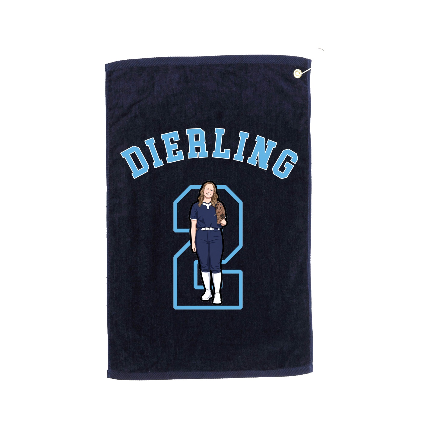 Golf Towel — Shirsey Arch in Navy