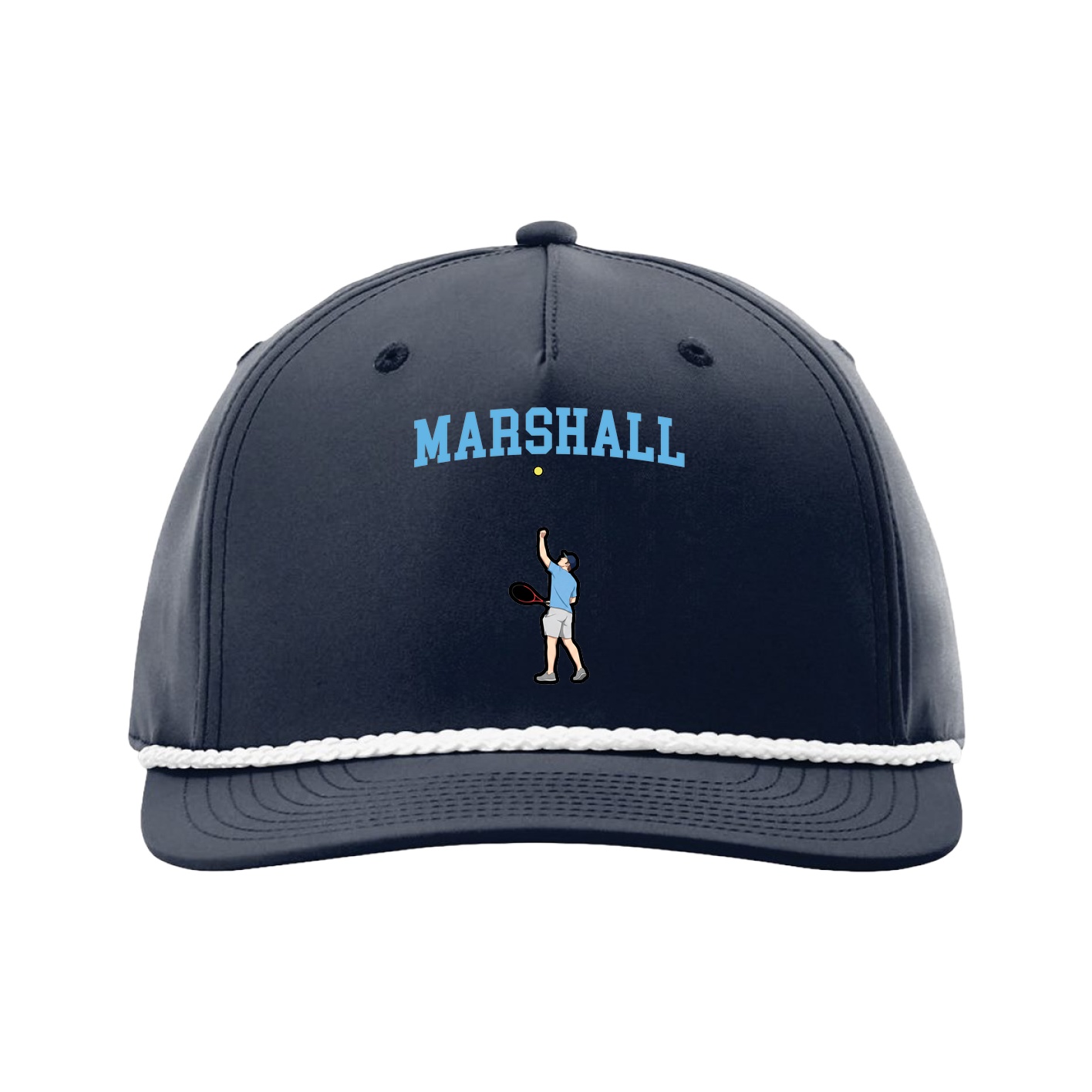 Five-Panel Classic Rope Cap — Shirsey in Navy