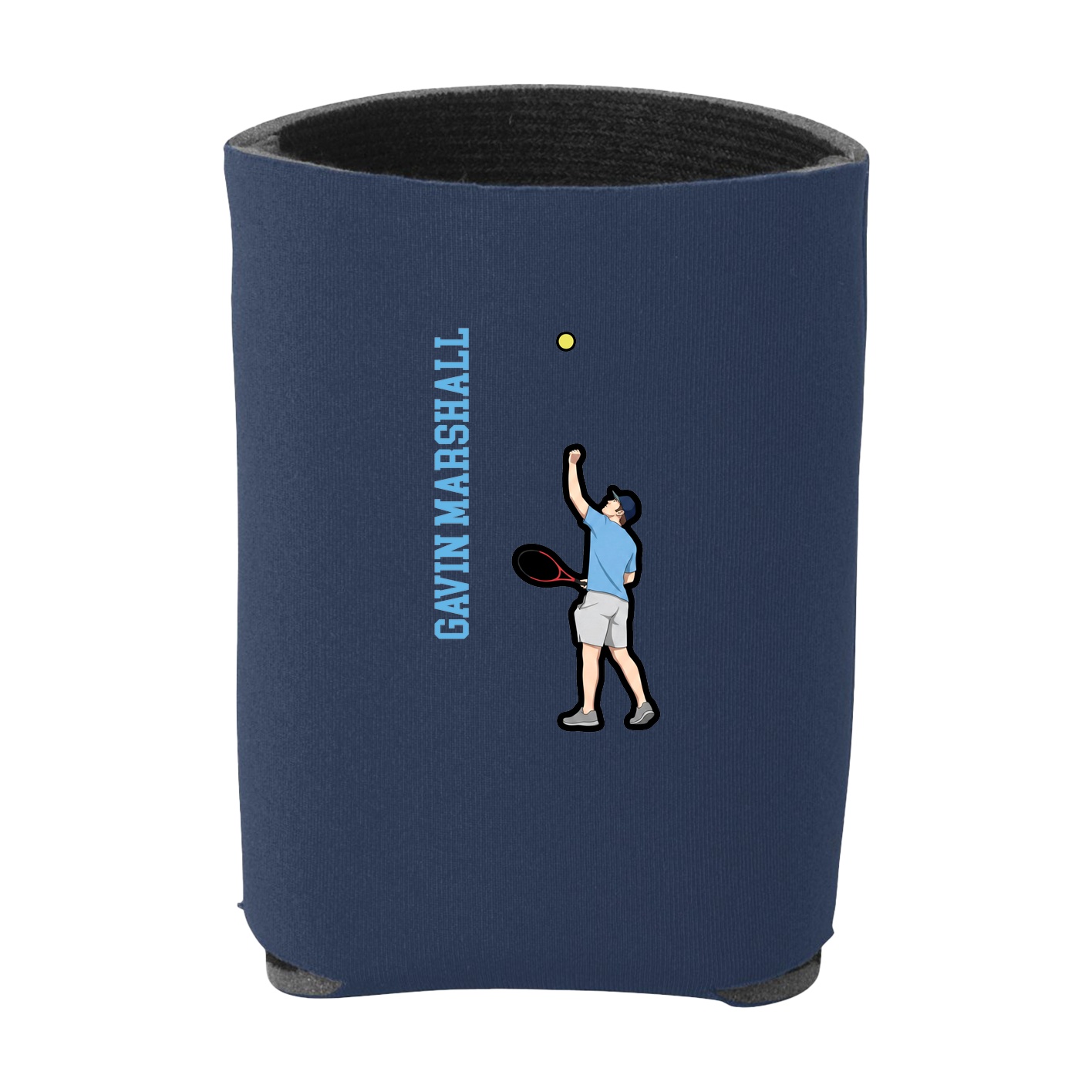 Can Holder — Name Vertical in Navy