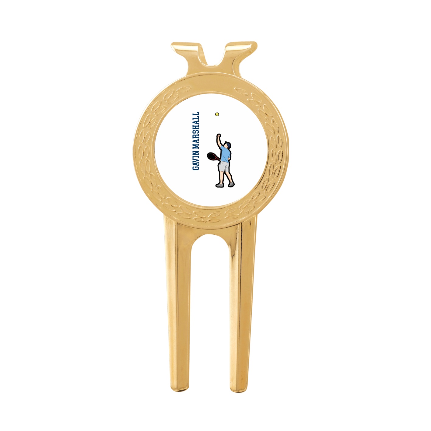 Divot Tool with Ball Marker — Name Vertical in Classic