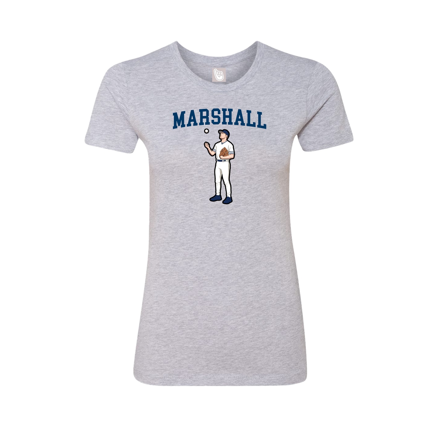 Fitted Women's Tee — Shirsey in Grey
