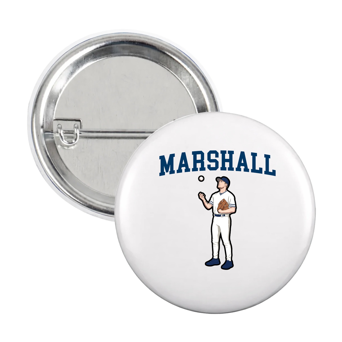 Game Day Button — Shirsey in White