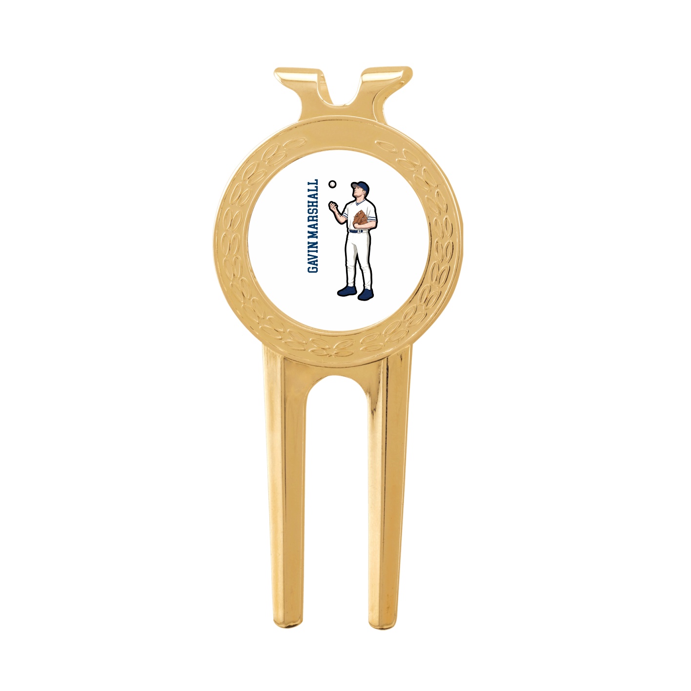 Divot Tool with Ball Marker — Name Vertical in Classic