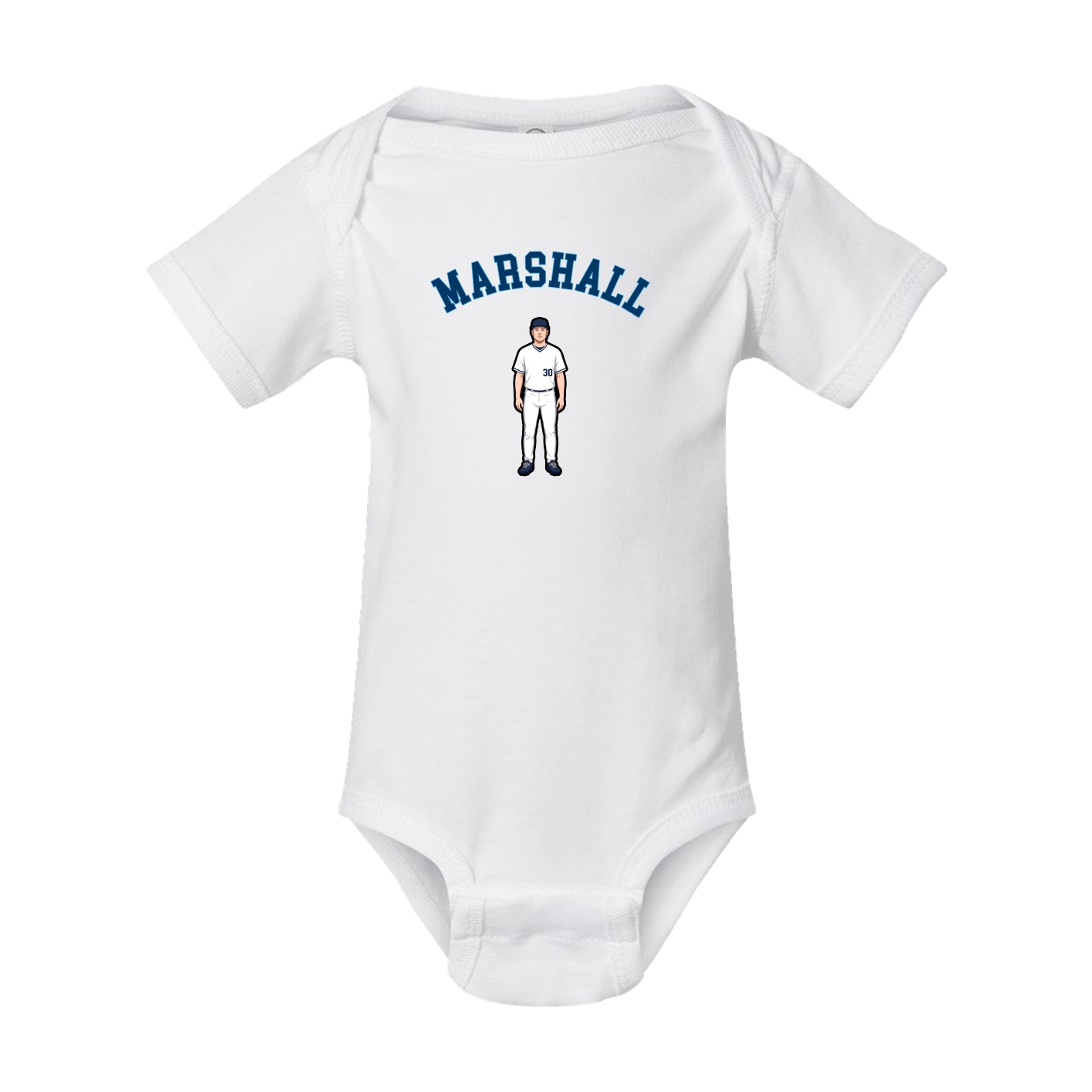 Baby Onesie — Shirsey Arch in White